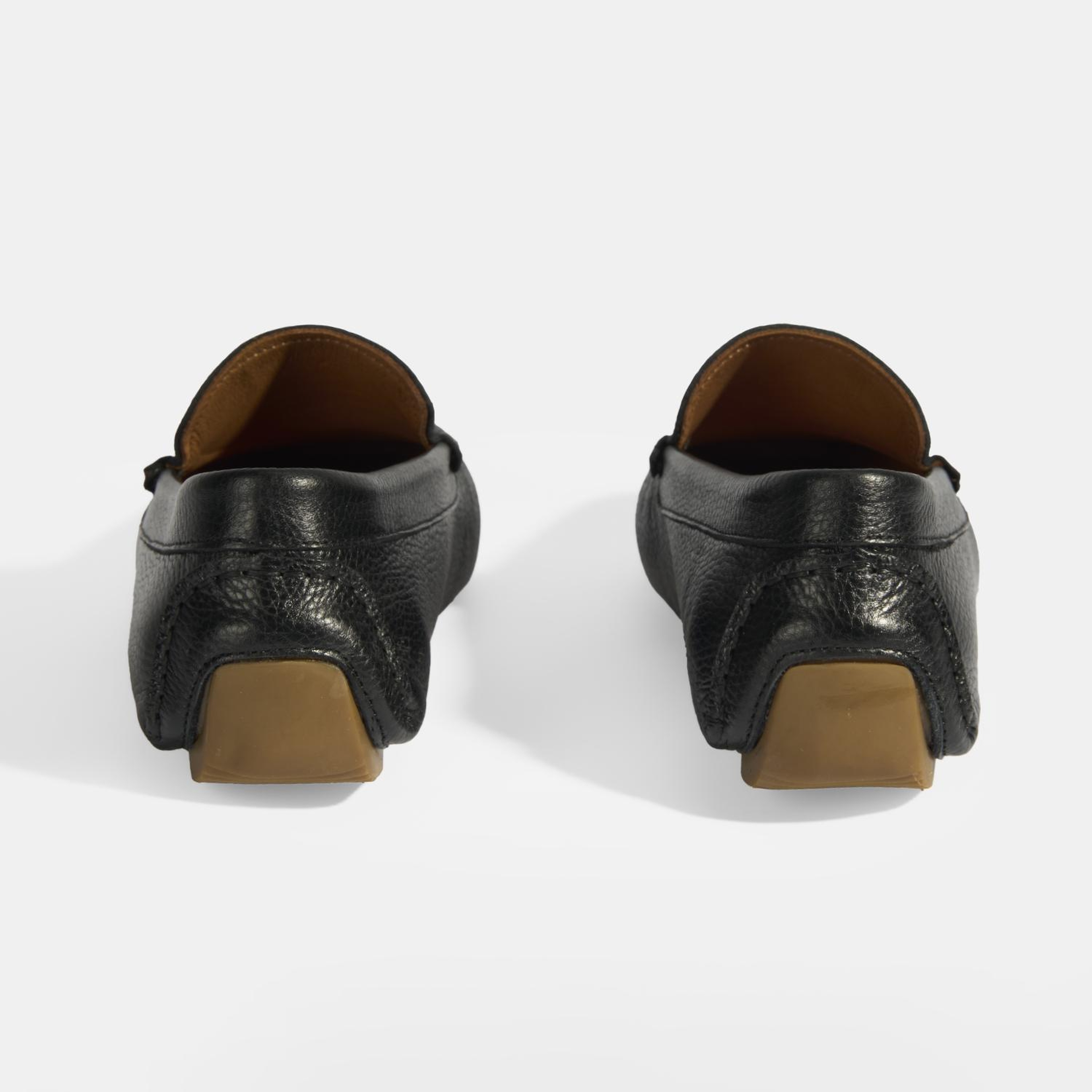 Erkek Siyah Slip-On Deri Loafer