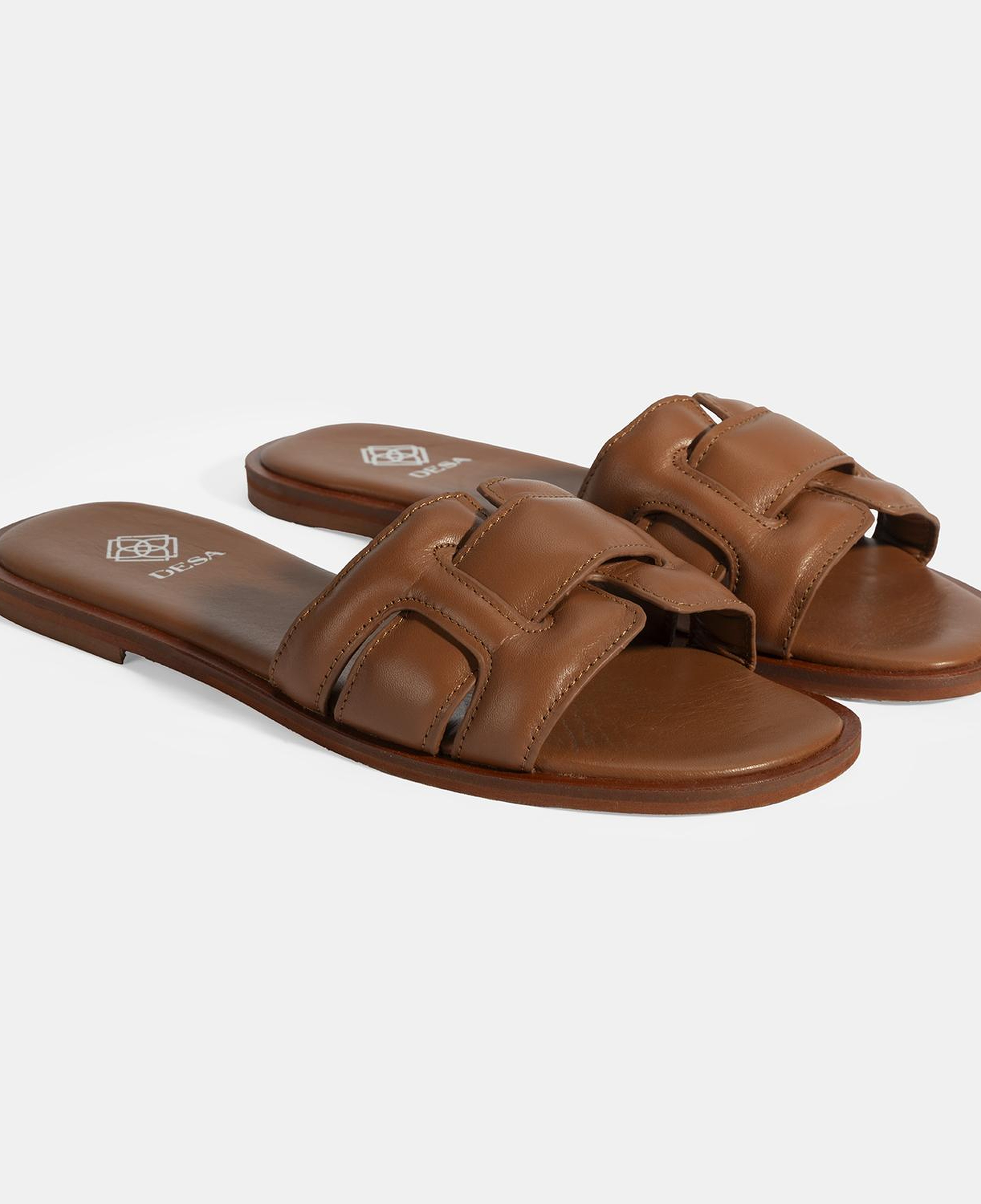 Kadın Taba Deri Terlik