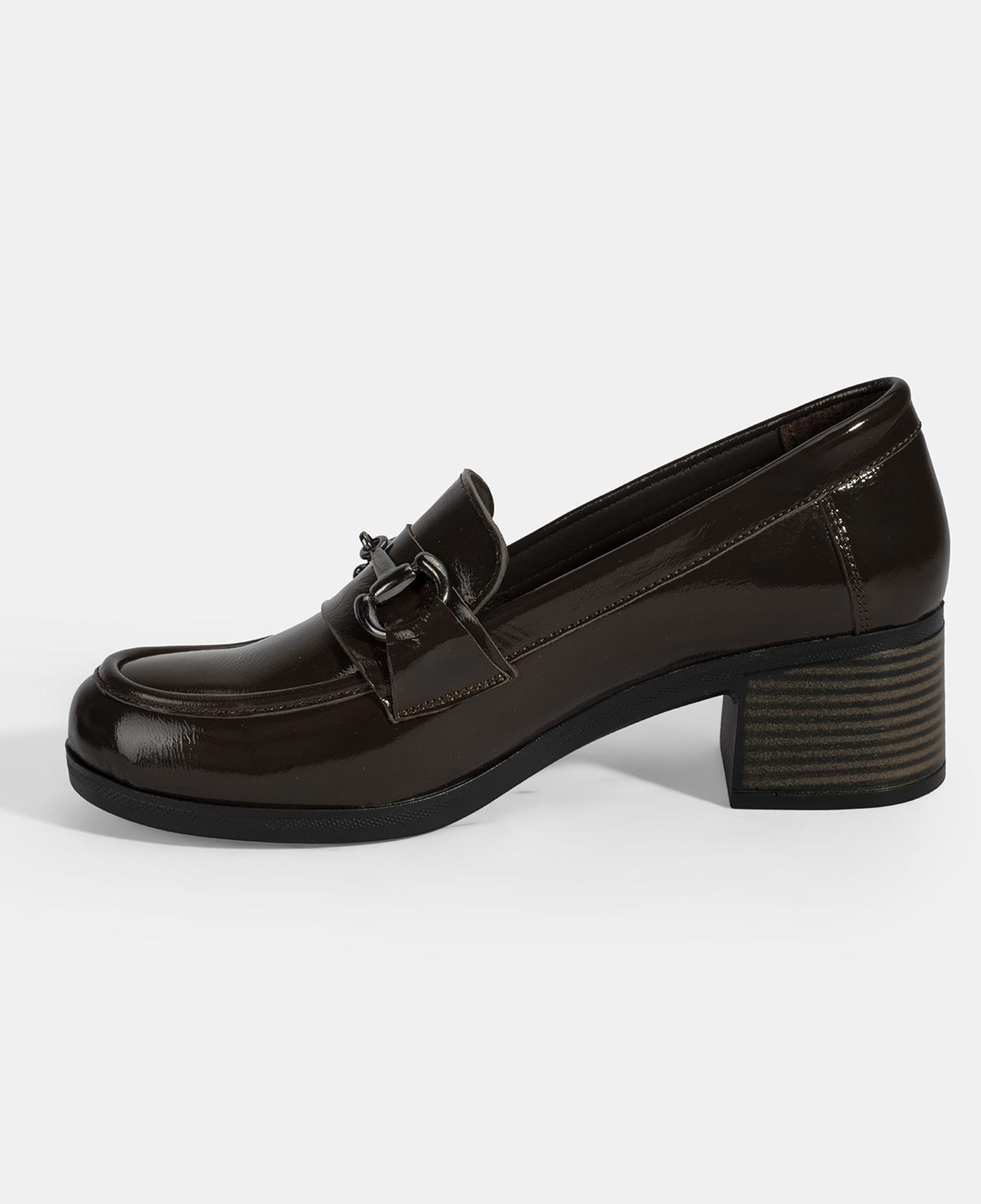 Kadın Kahve DesaComfort Topuklu Rugan Ayakkabı