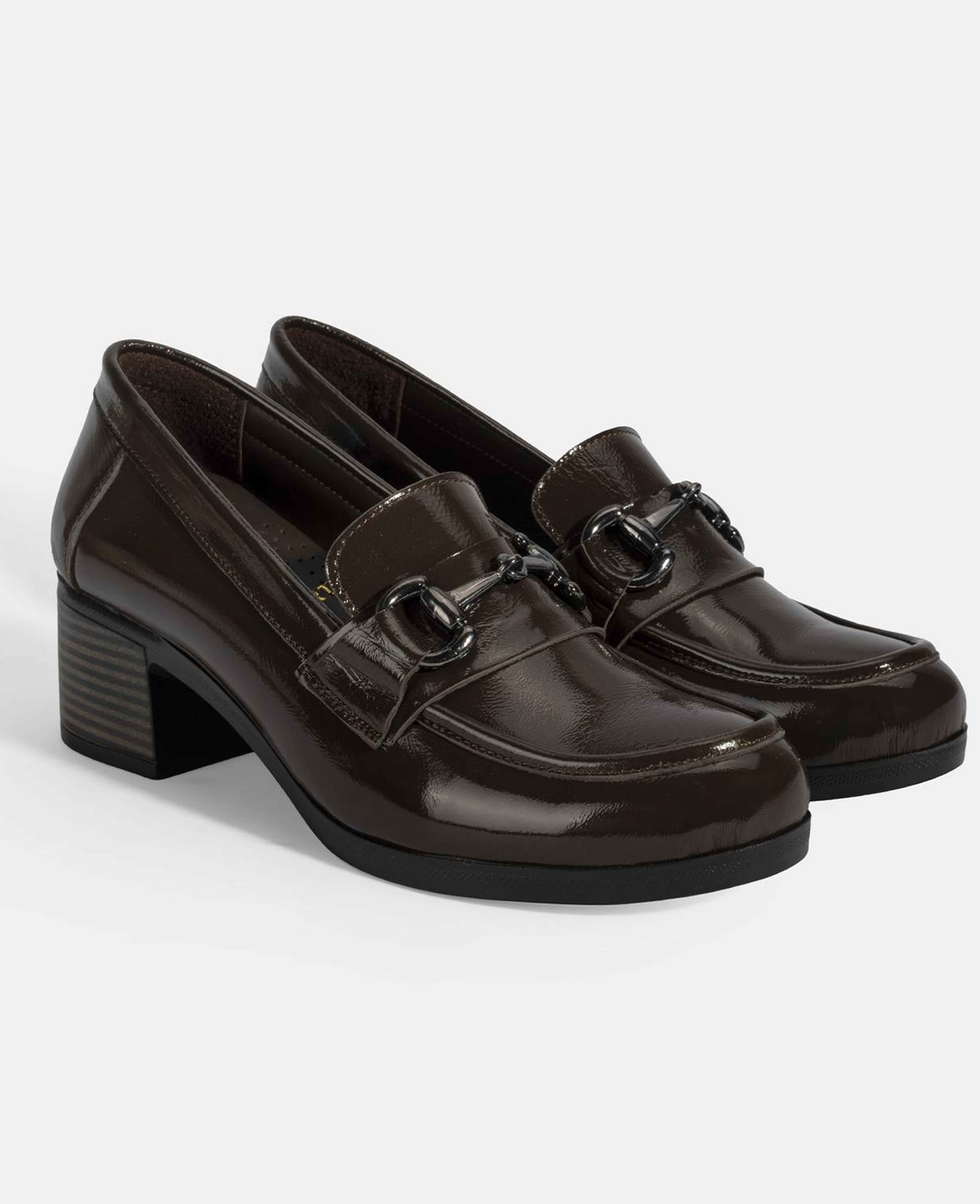 Kadın Kahve DesaComfort Topuklu Rugan Ayakkabı