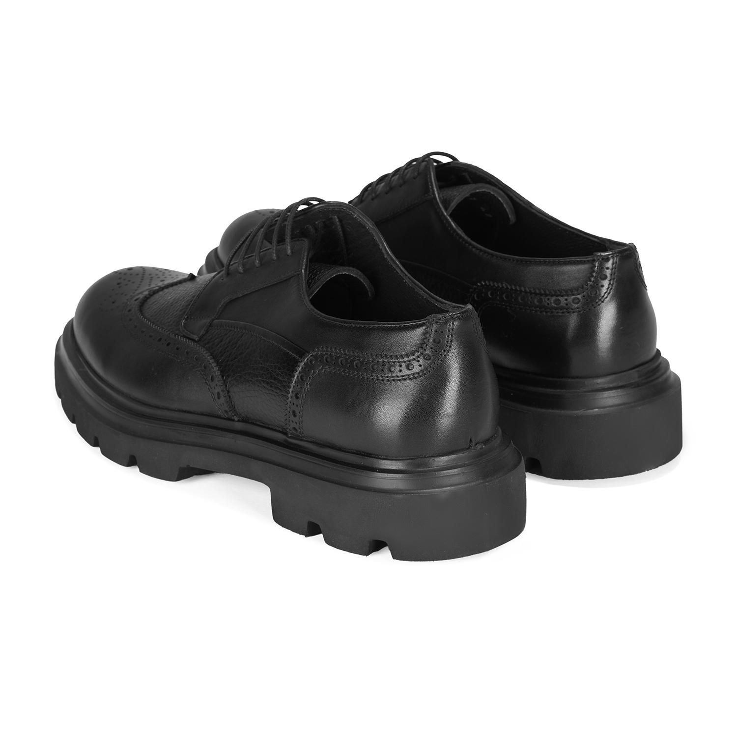 Eliezer Siyah Erkek Deri Klasik Ayakkabı