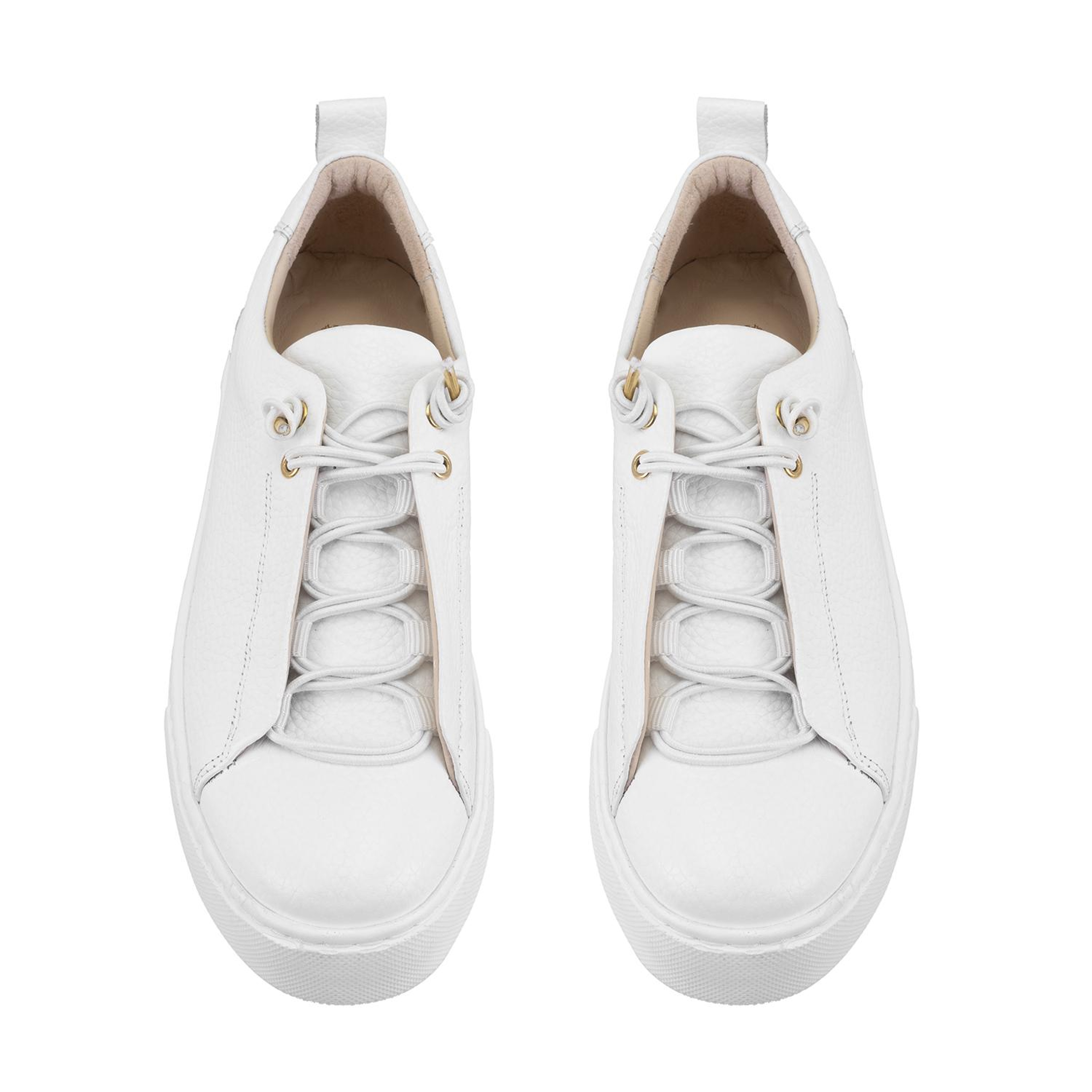 Kadın Beyaz Deri Spor Ayakkabı