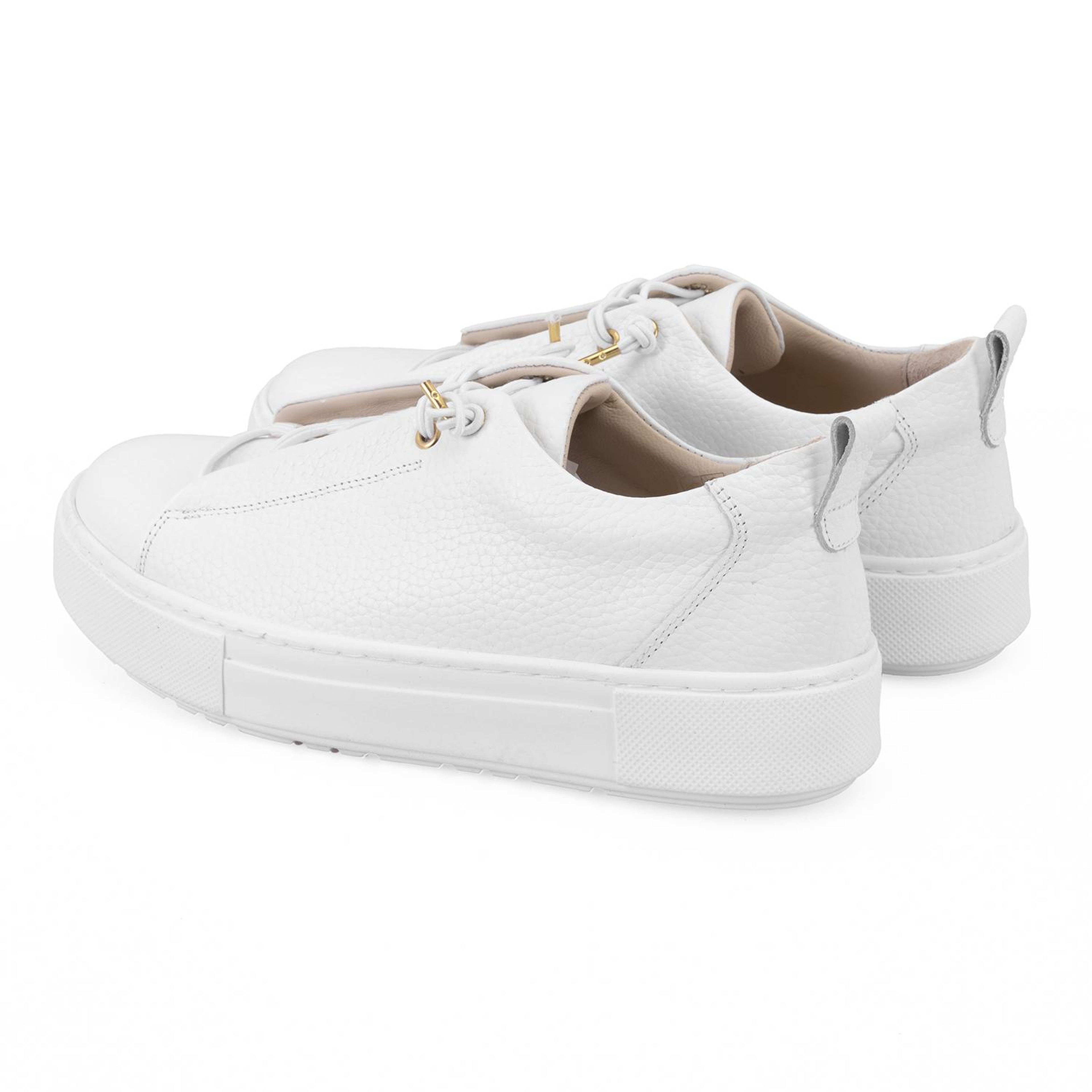 Kadın Beyaz Deri Spor Ayakkabı