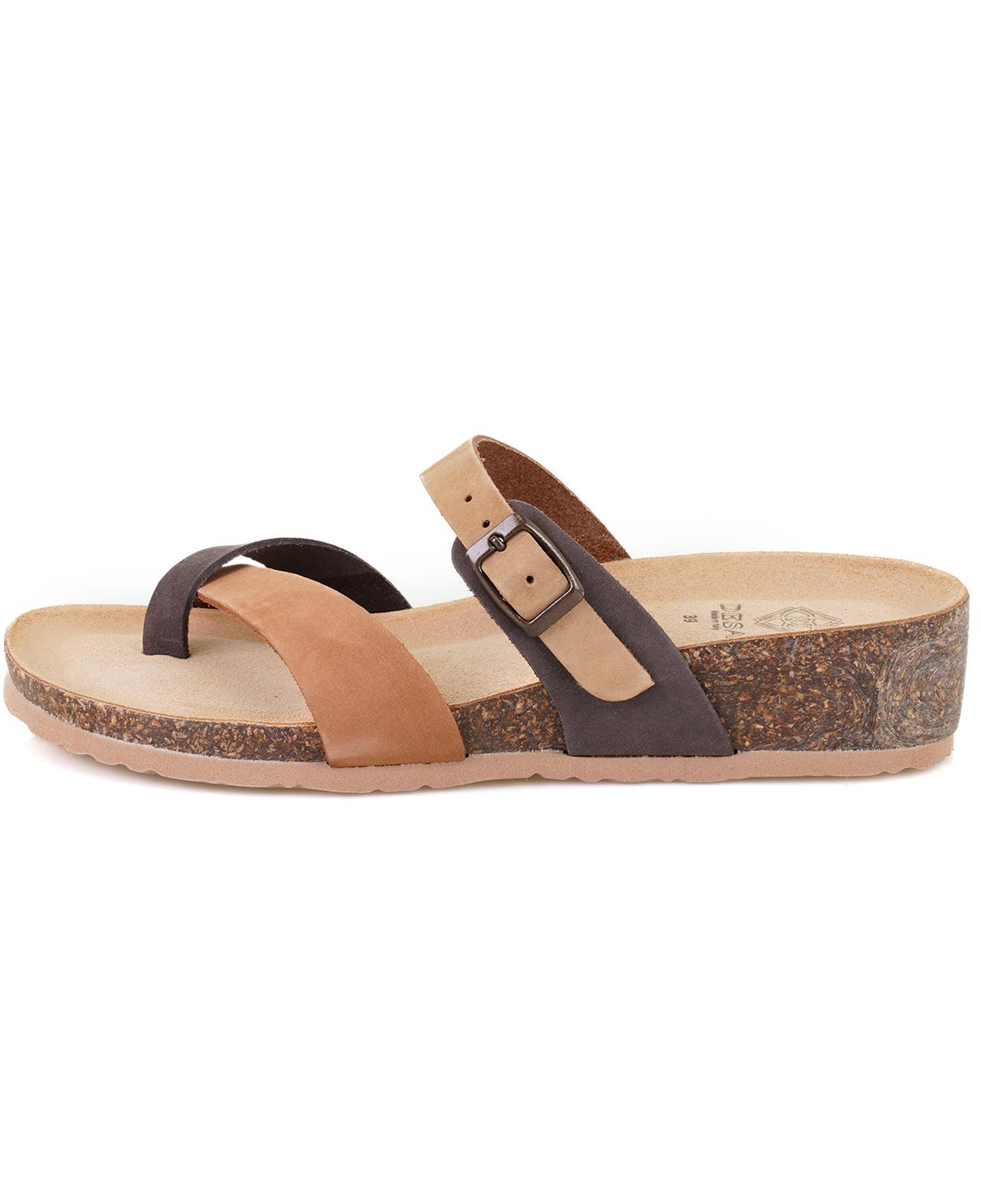 Kadın Kahve Nubuk Deri Terlik