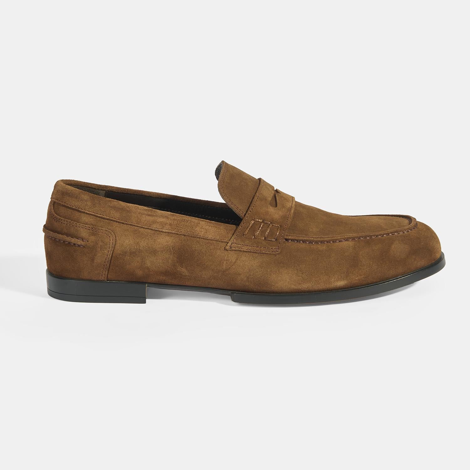Merinay Taba Erkek Süet Loafer