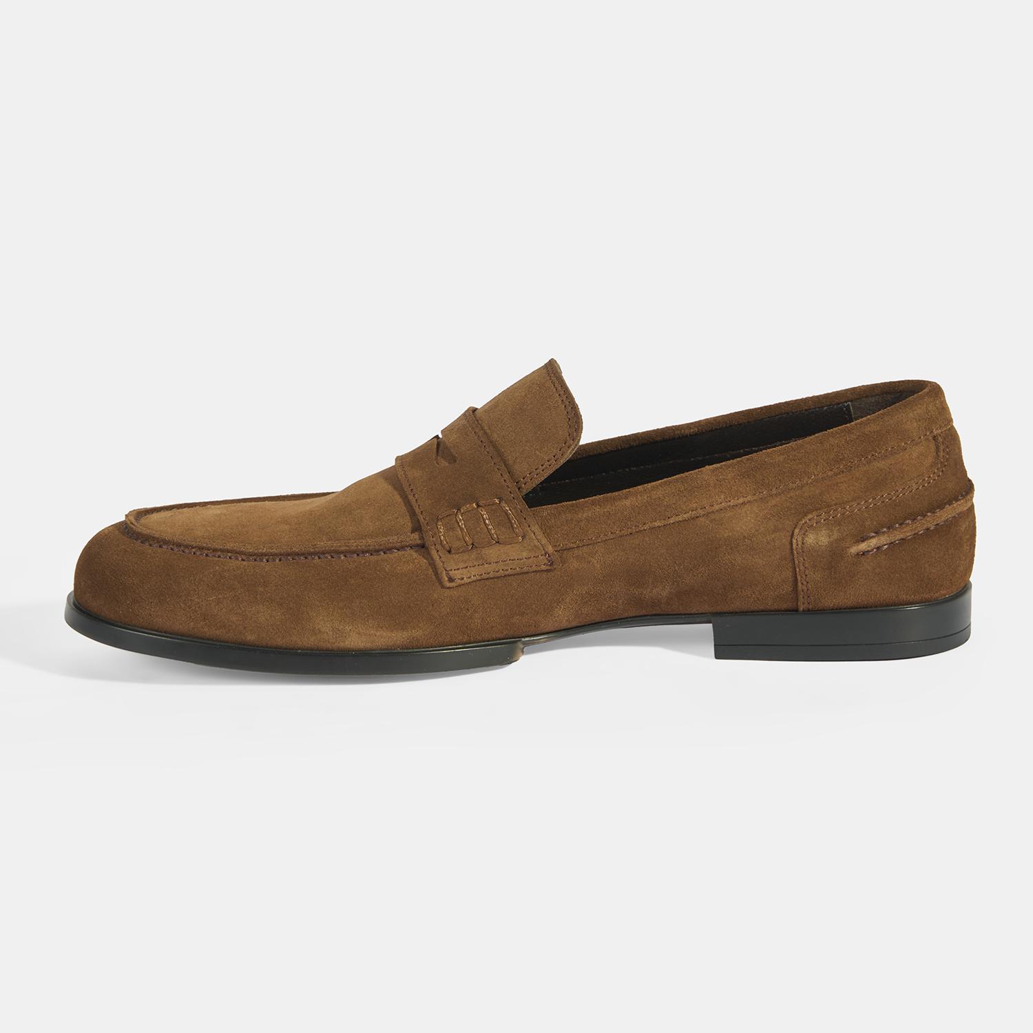 Merinay Taba Erkek Süet Loafer