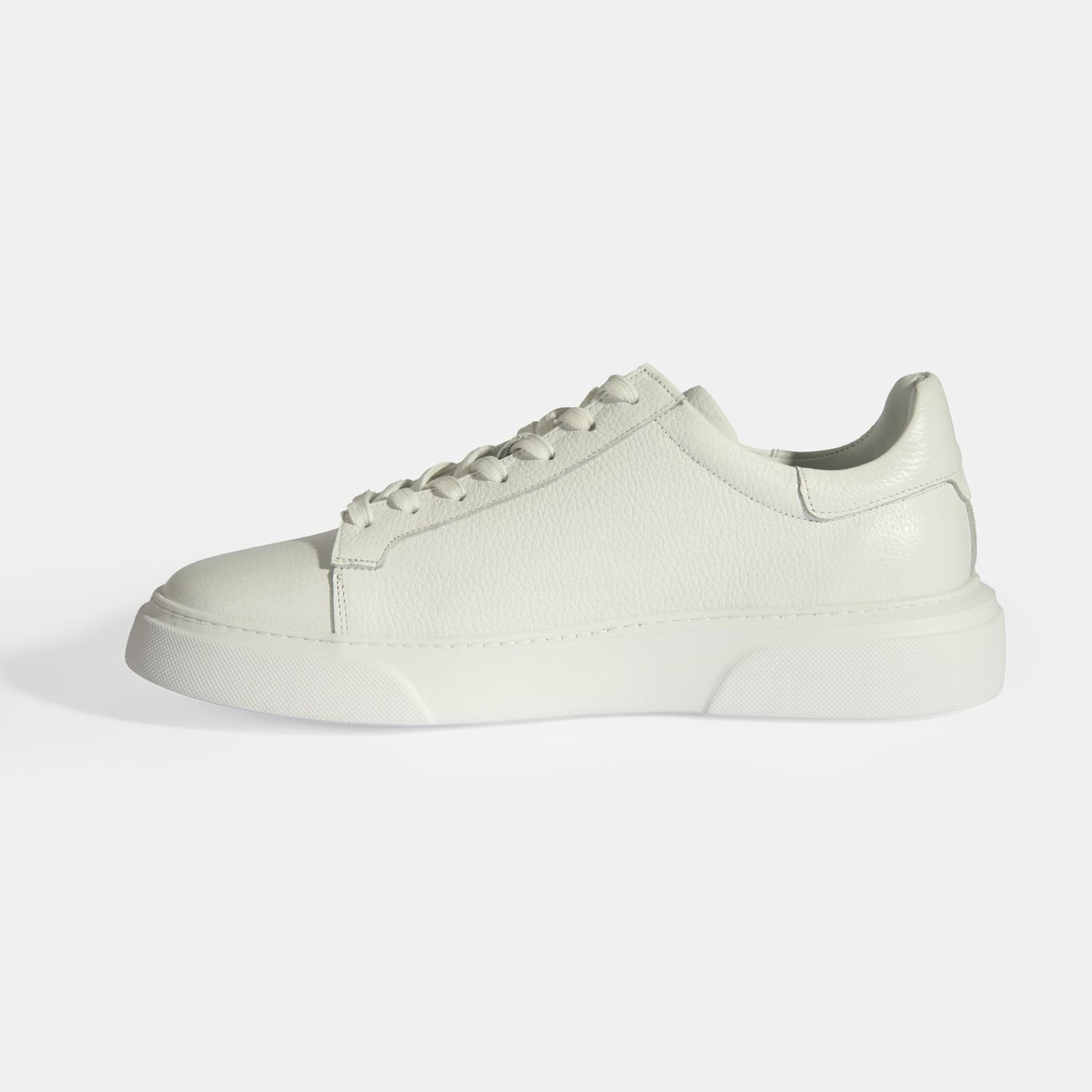 Marlon Beyaz Erkek Deri Günlük Ayakkabı