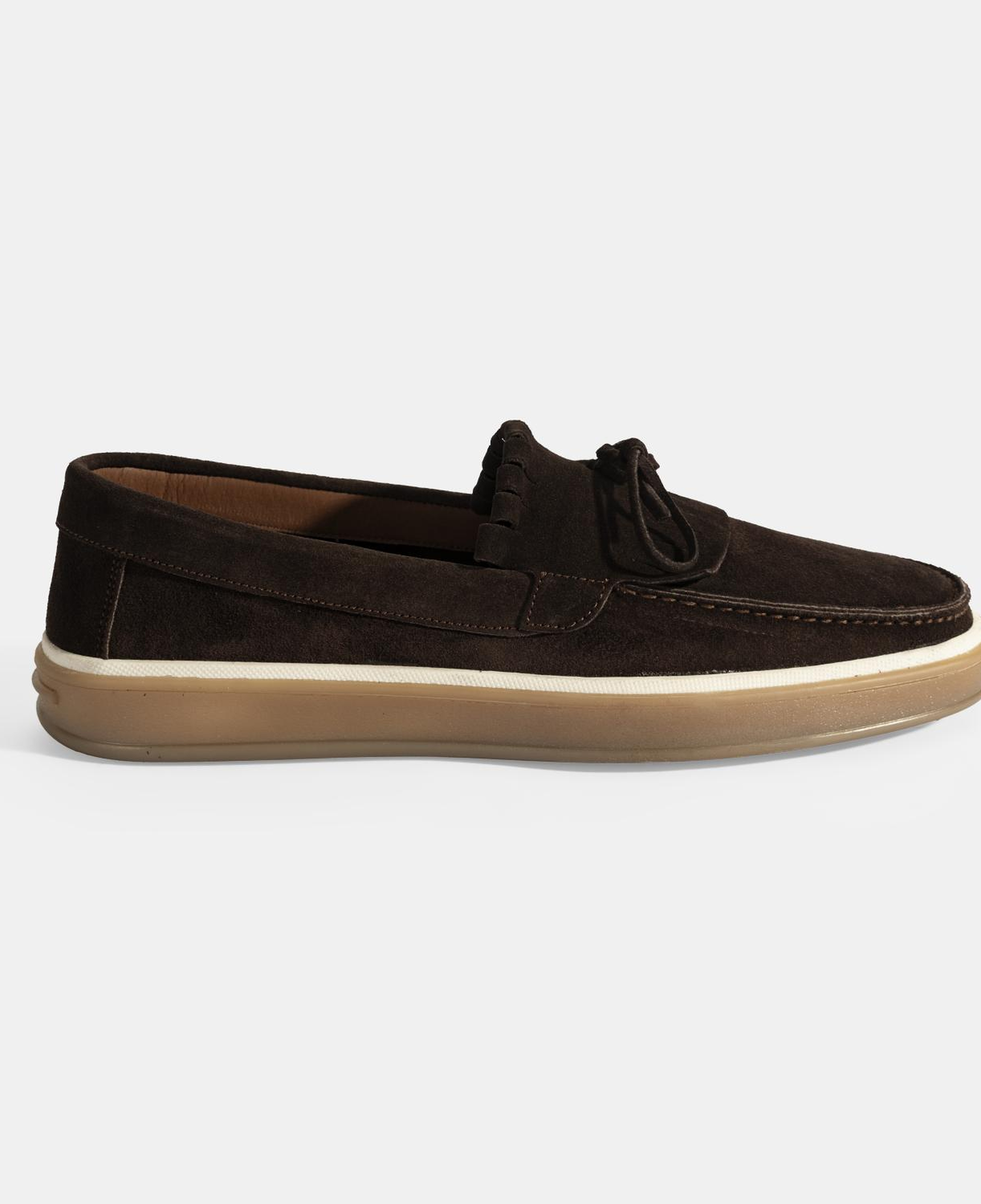 Erkek Kahve Süet Püsküllü Loafer