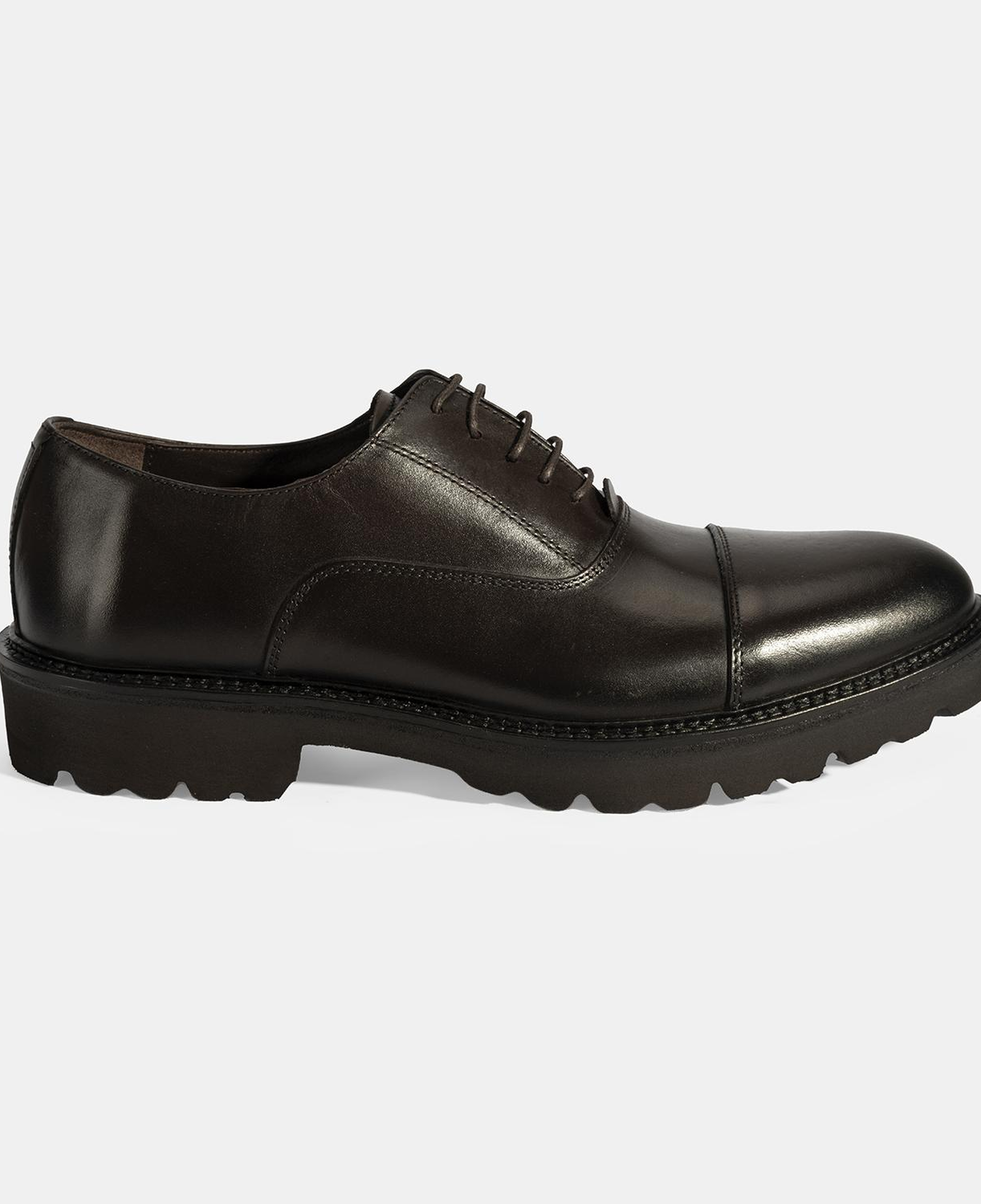 Erkek Kahve Bağcıklı Deri Klasik Ayakkabı