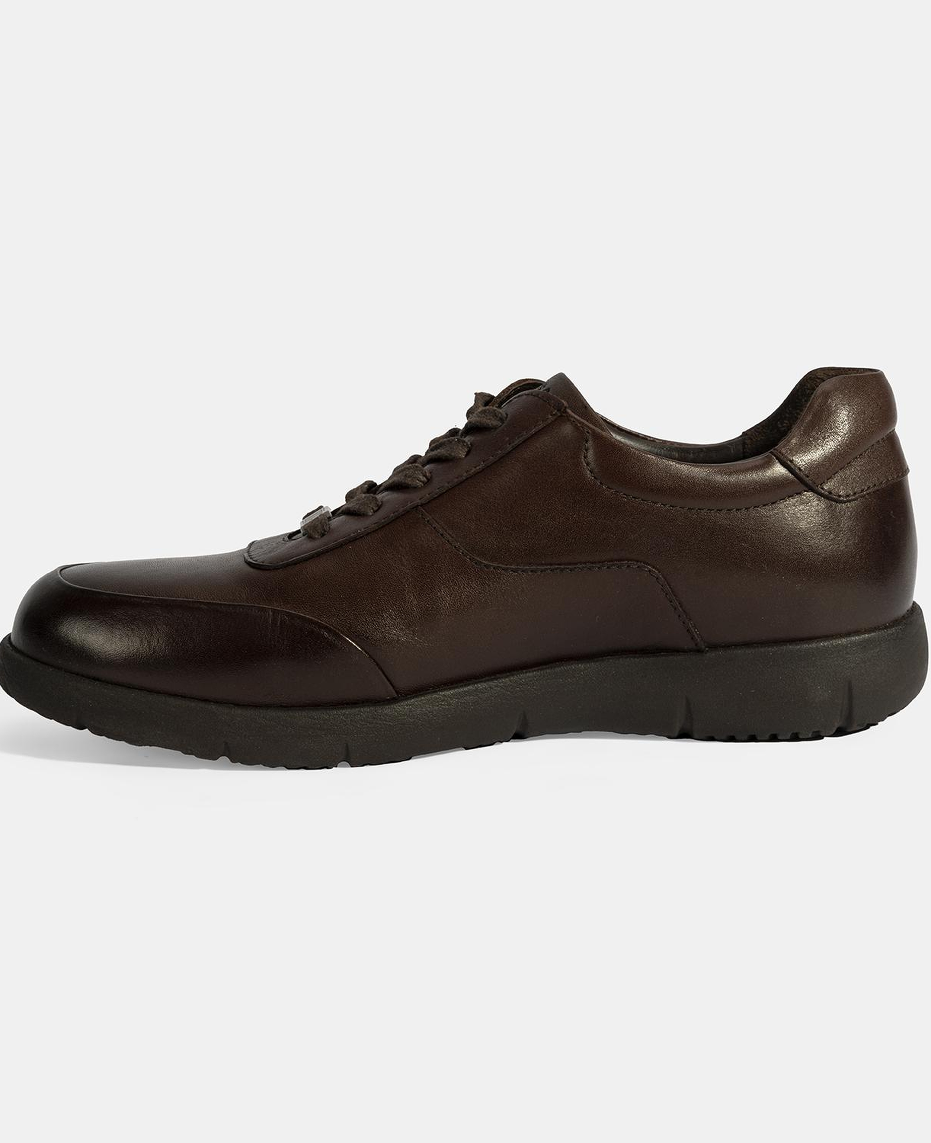 Erkek Kahve DesaComfort Bağcıklı Günlük Deri Ayakkabı