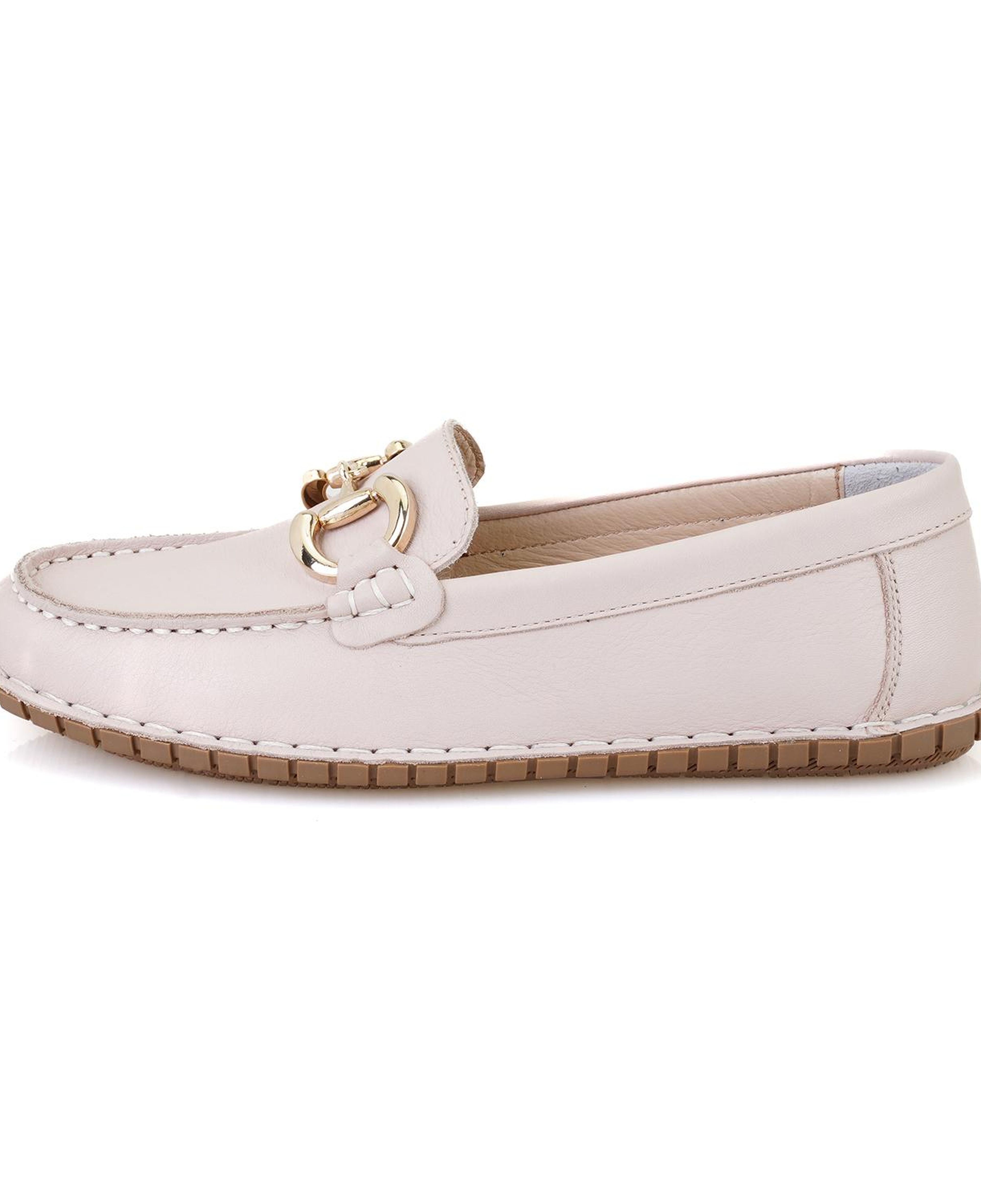 Kadın Pudra DesaComfort Deri Loafer