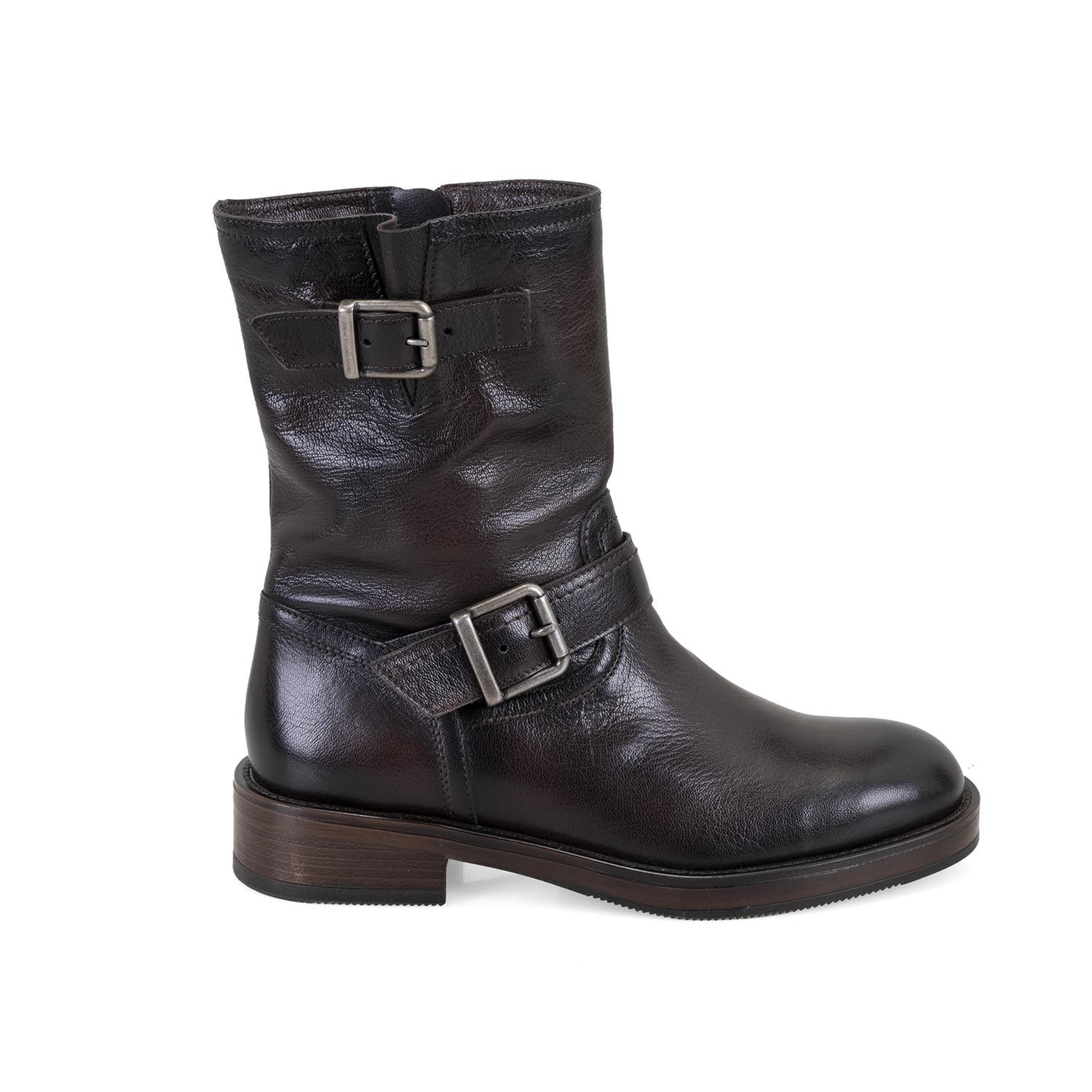 Kadın Kahve Kemer Aksesuarlı Kadın Bot