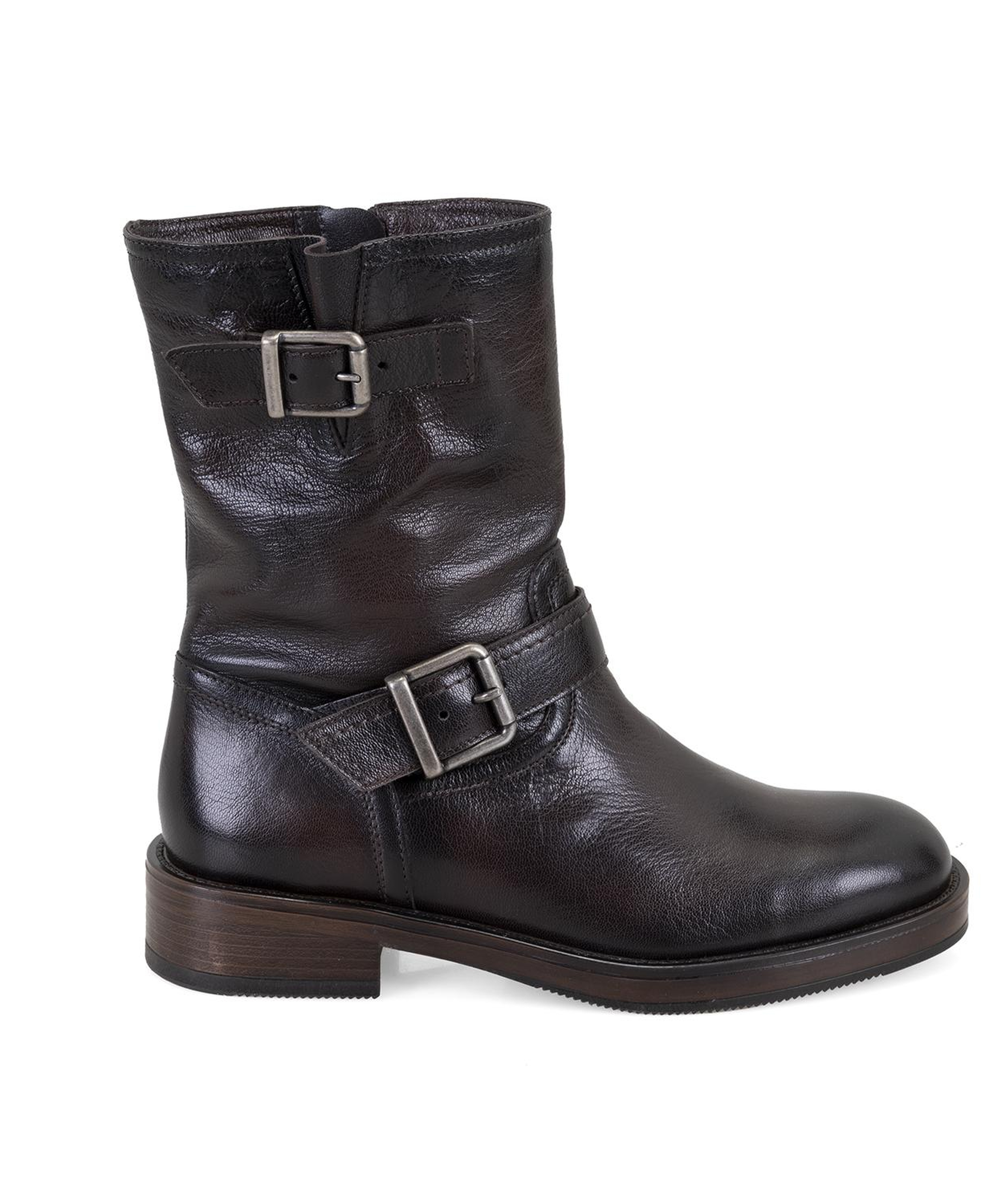 Kadın Kahve Kemer Aksesuarlı Kadın Bot