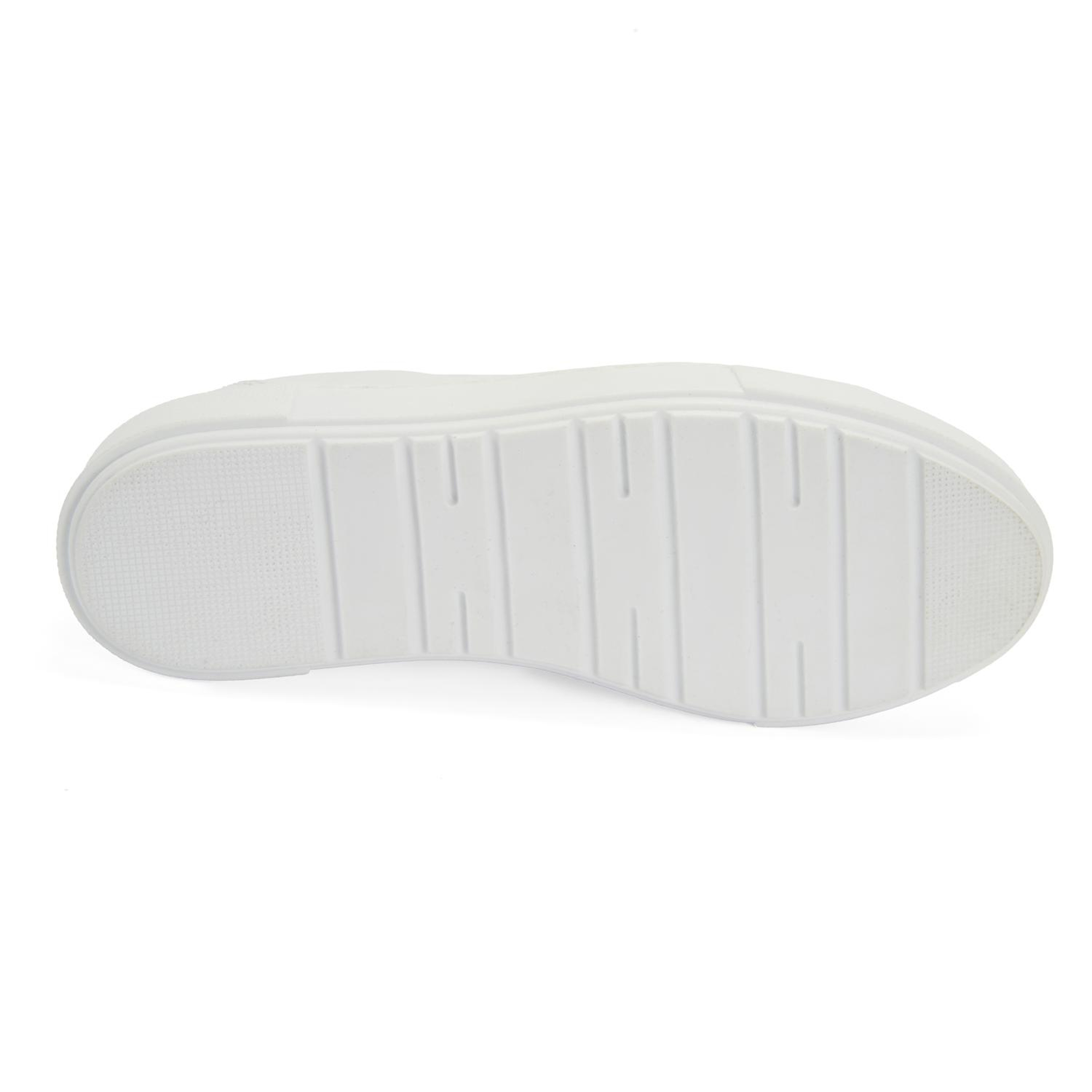 Kadın Beyaz Deri Günlük Ayakkabı