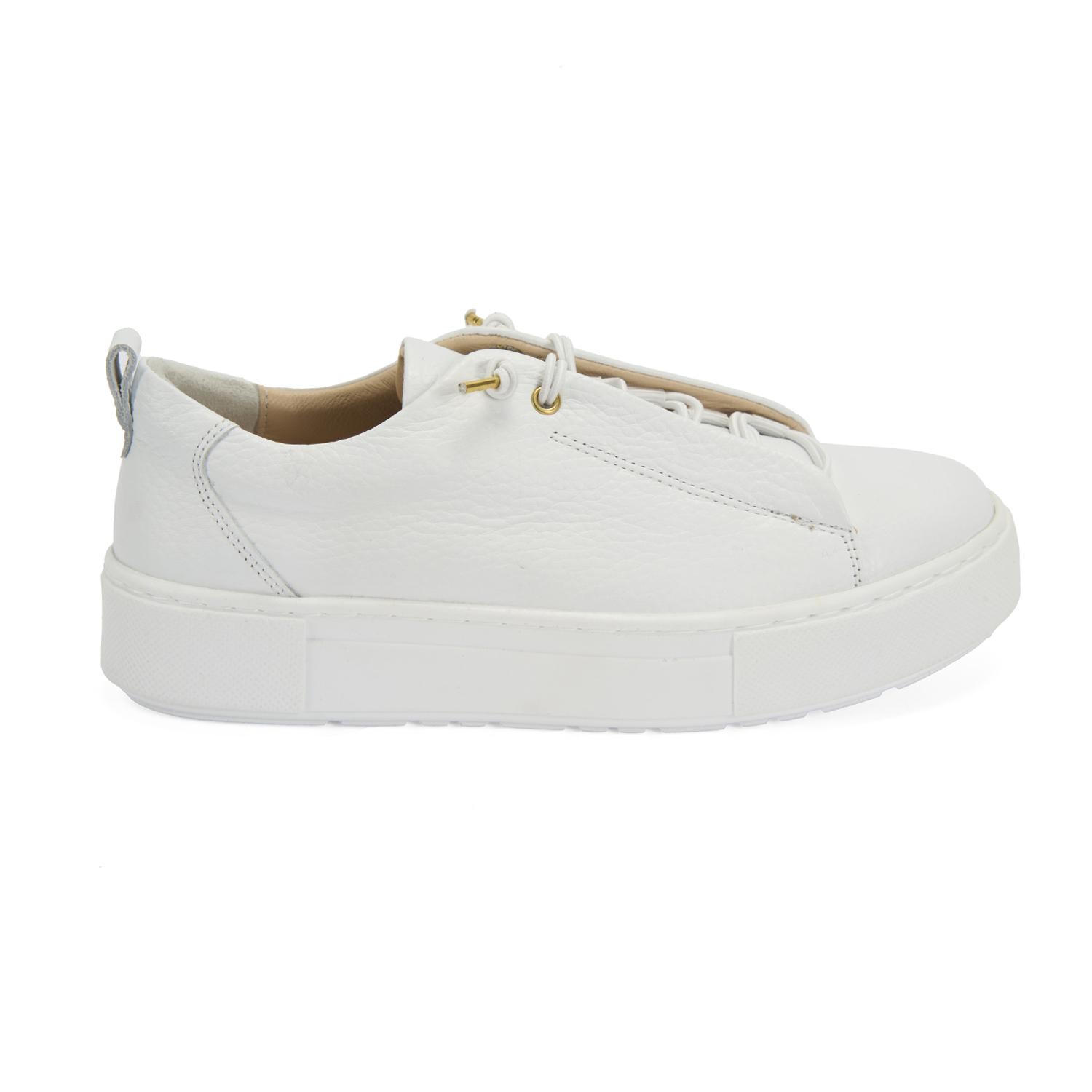 Kadın Beyaz Deri Günlük Ayakkabı