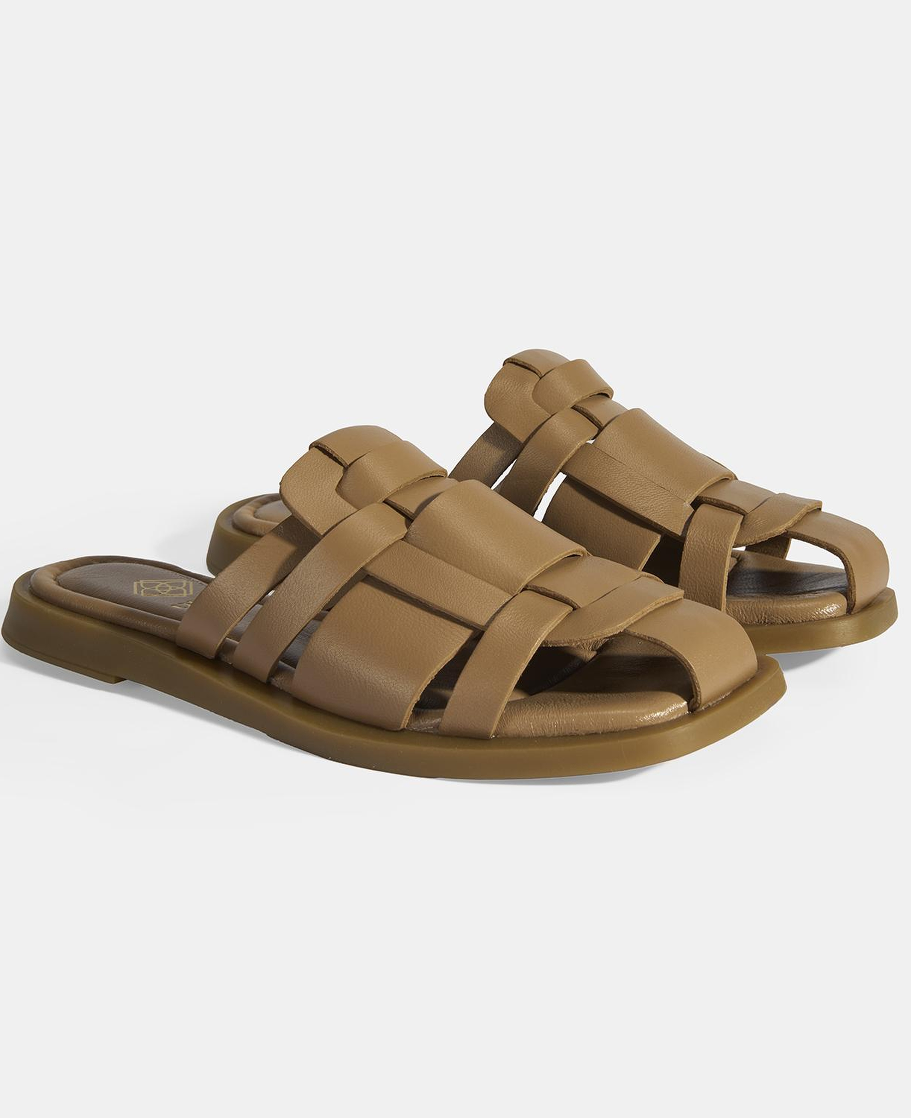 Kadın Taba Deri Terlik