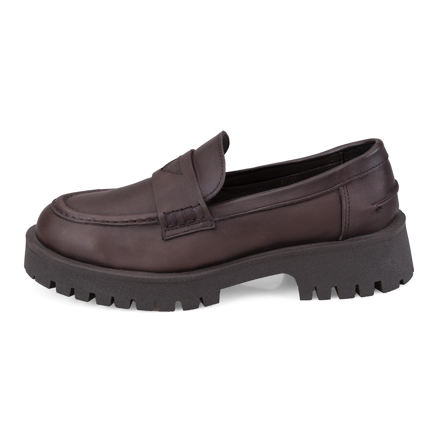 Kadın Kahve Deri Günlük Ayakkabı