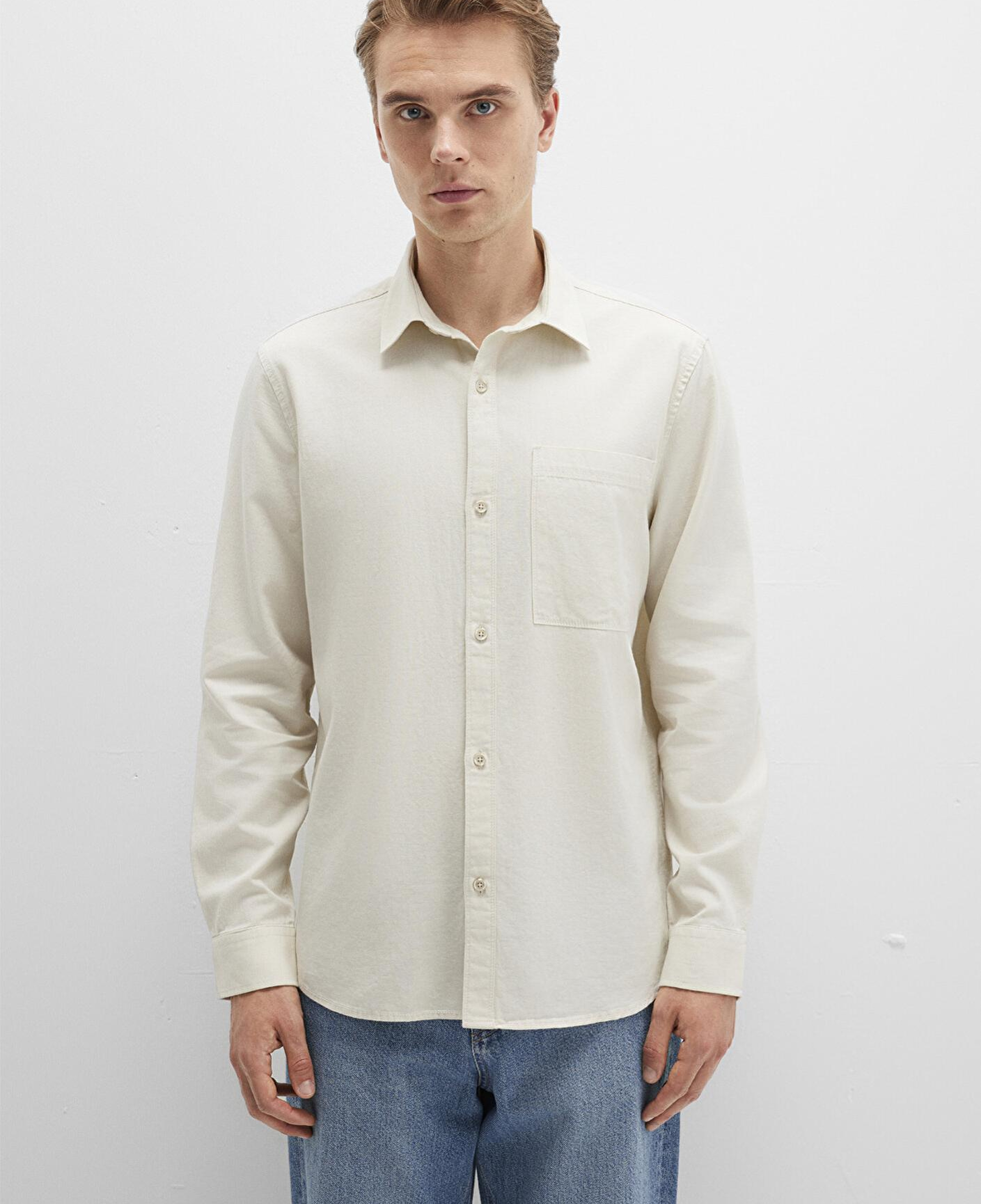 Mavi Bej Cepli Gömlek Regular Fit / Normal Kesim 0211658-70134