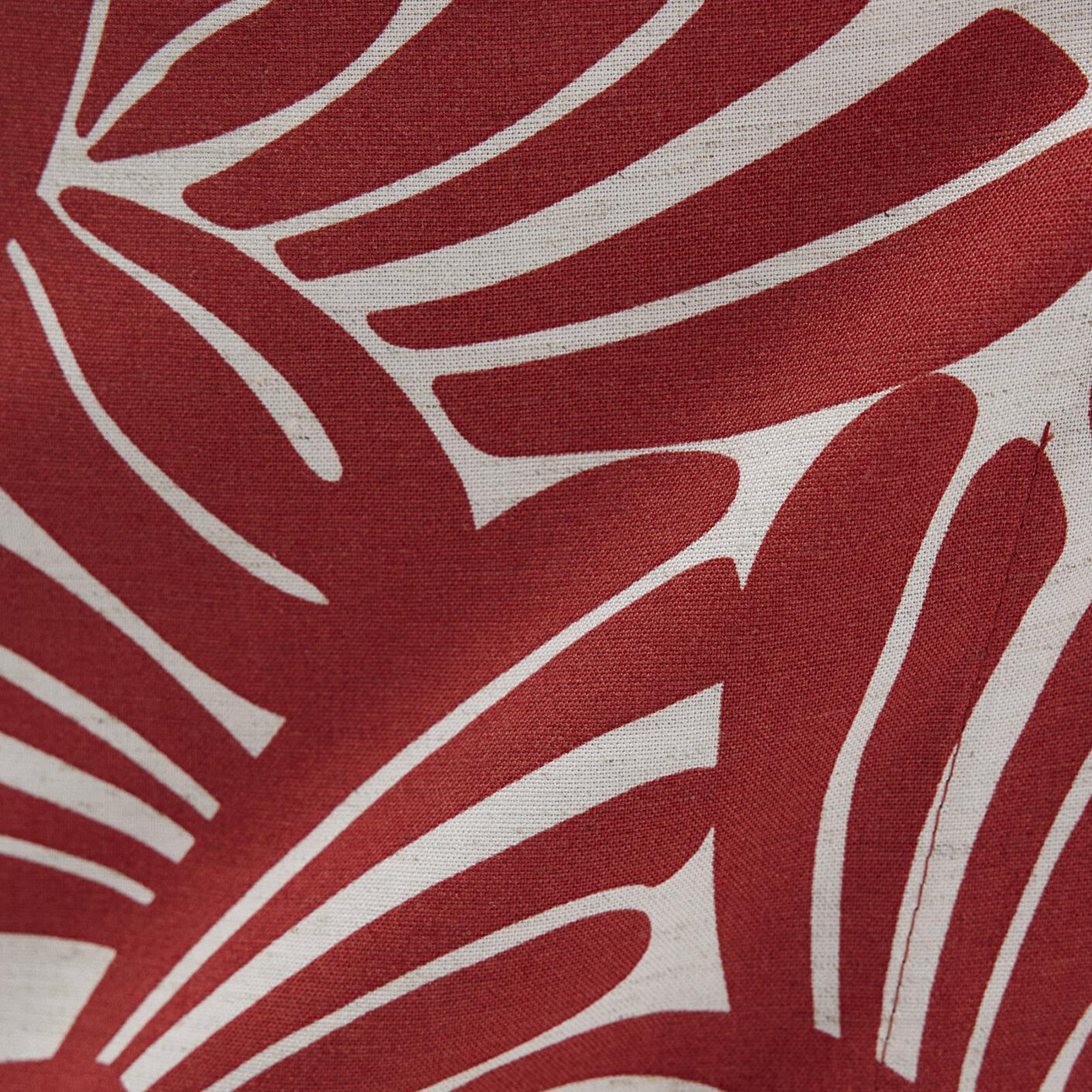 Mavi Bağlama Detaylı Baskılı Kırmızı Etek 1310765-91314