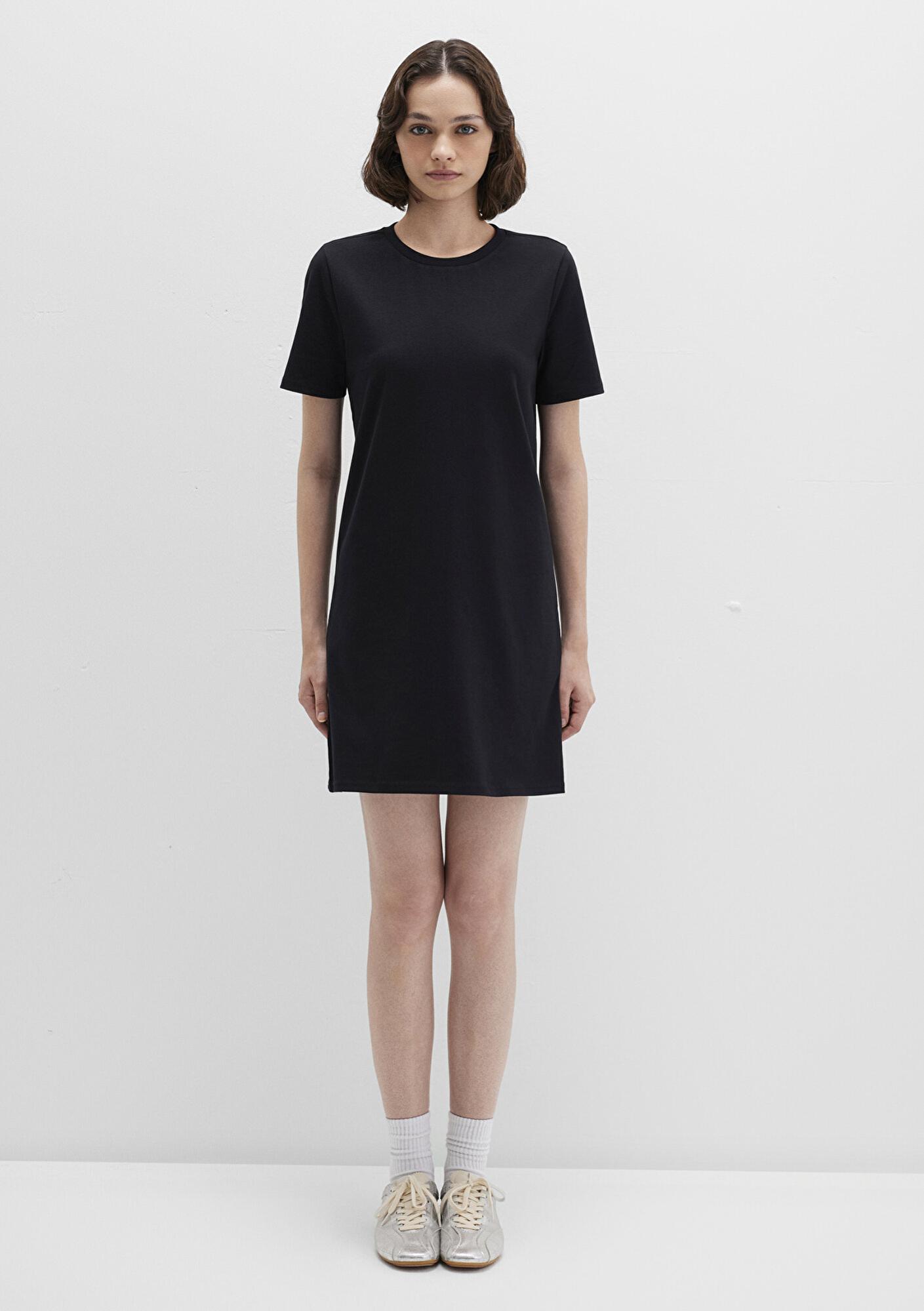 Mavi Siyah Mini Elbise 1310773-900