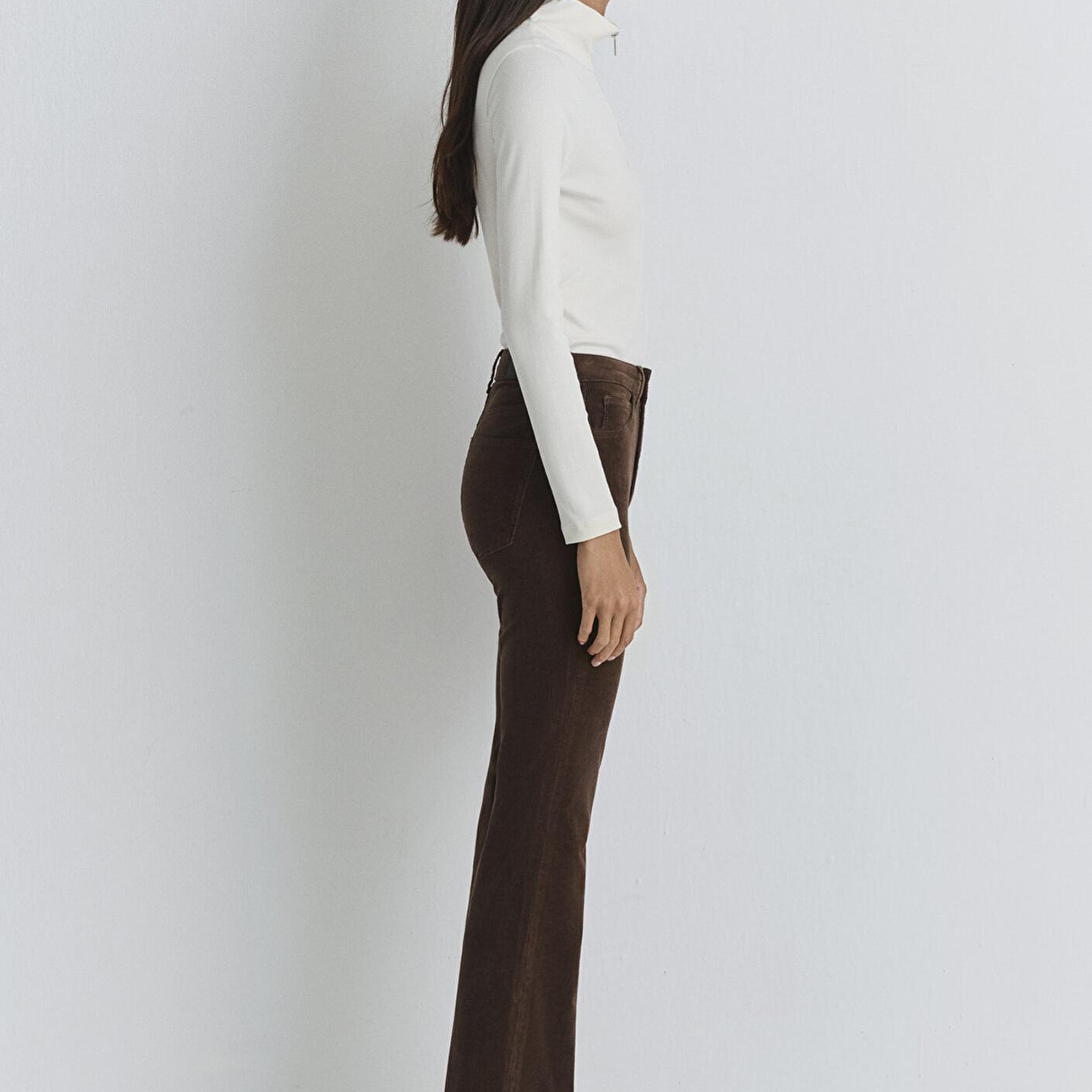 Mavi Maria Kahverengi Kadife Pantolon 101225-91316