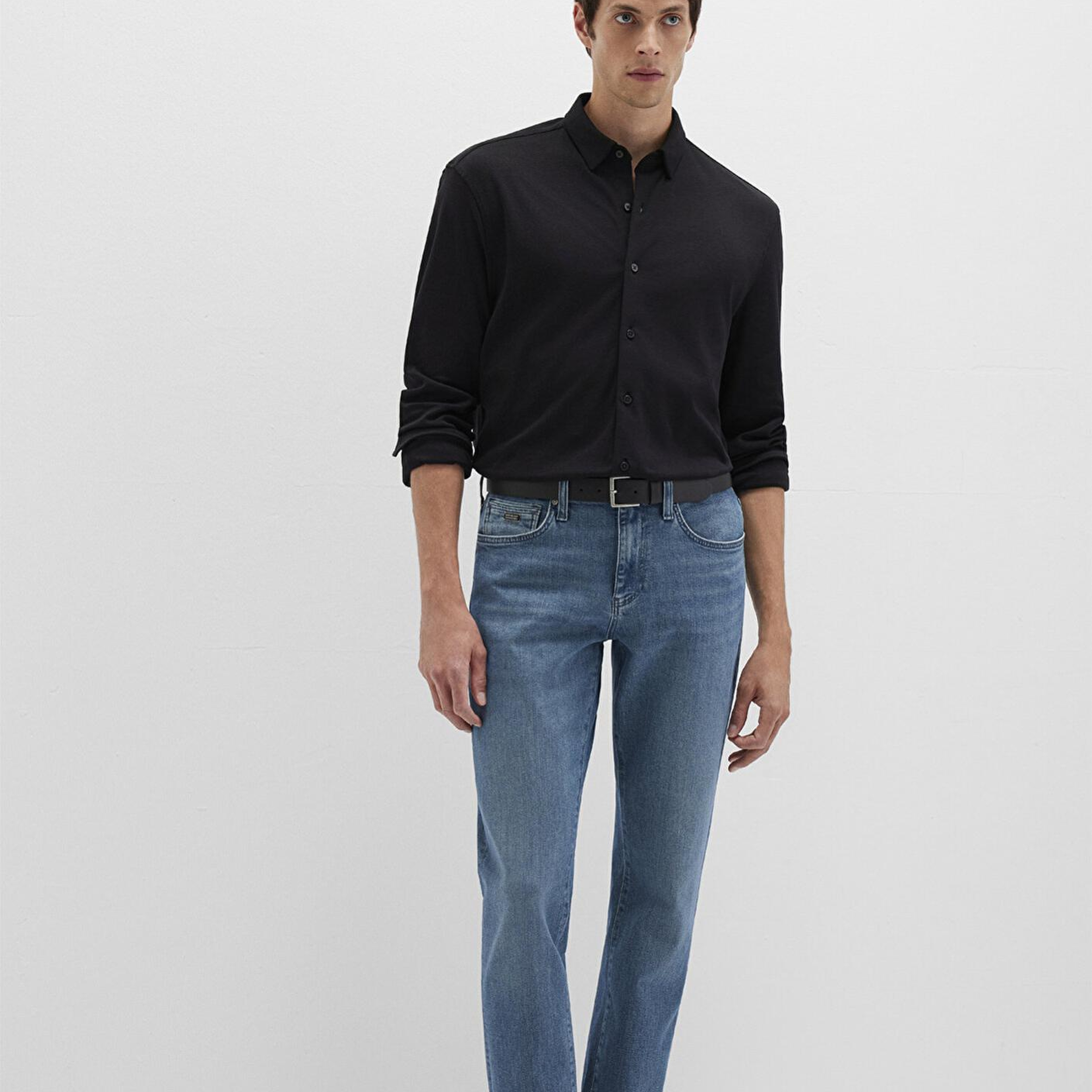 Mavi Mavi Black Siyah Gömlek Slim Fit / Dar Kesim 0211758-900