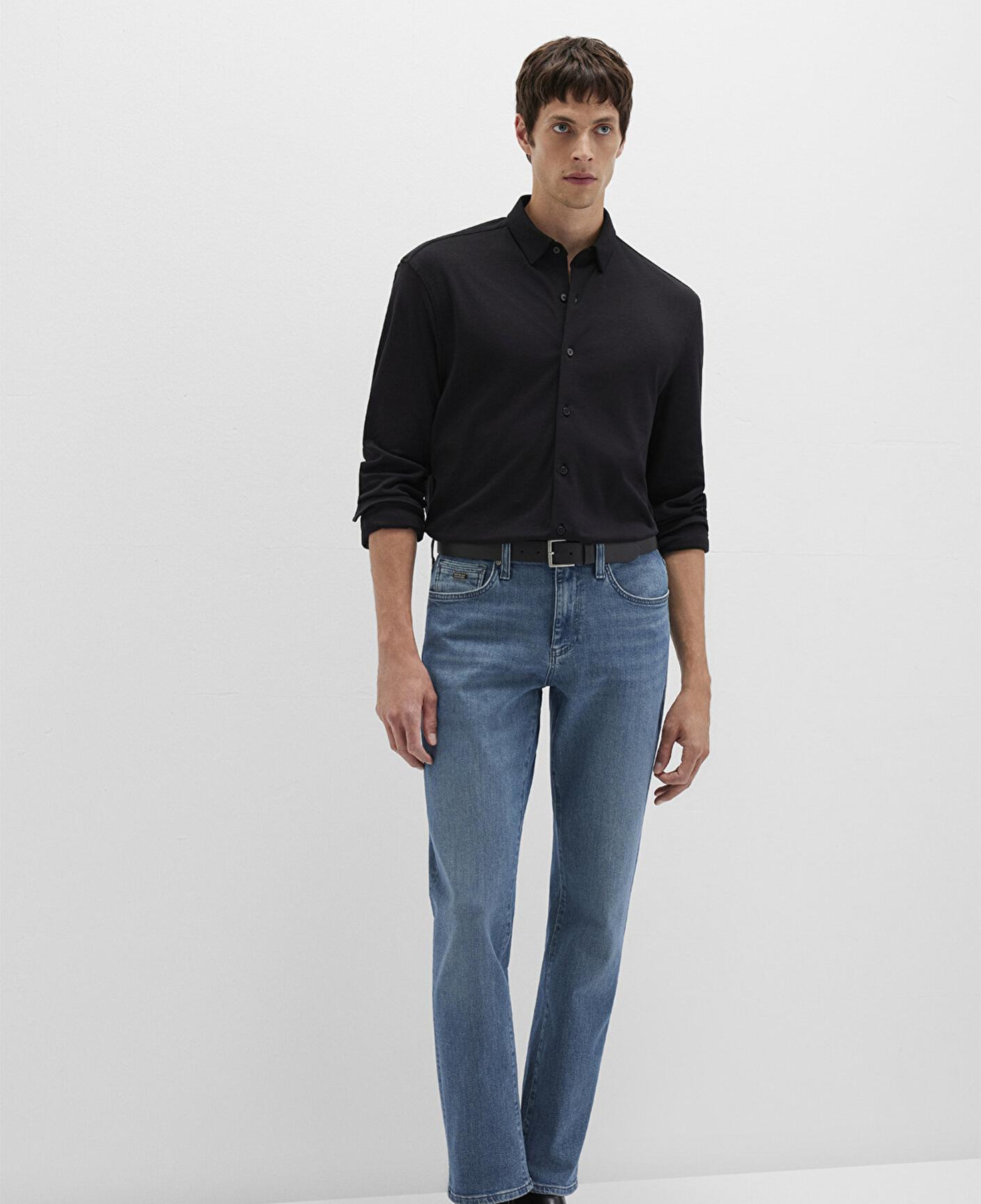 Mavi Mavi Black Siyah Gömlek Slim Fit / Dar Kesim 0211758-900