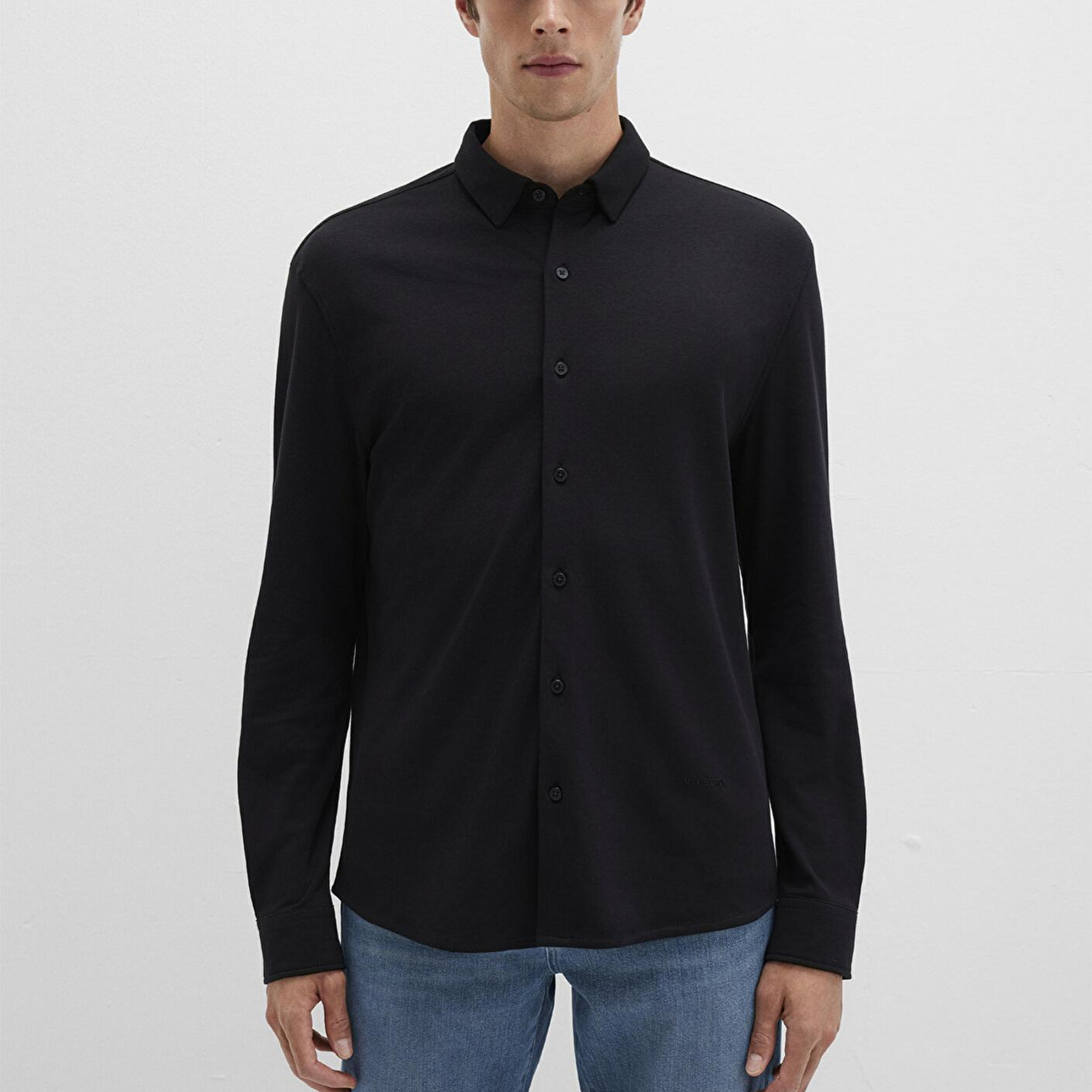 Mavi Mavi Black Siyah Gömlek Slim Fit / Dar Kesim 0211758-900