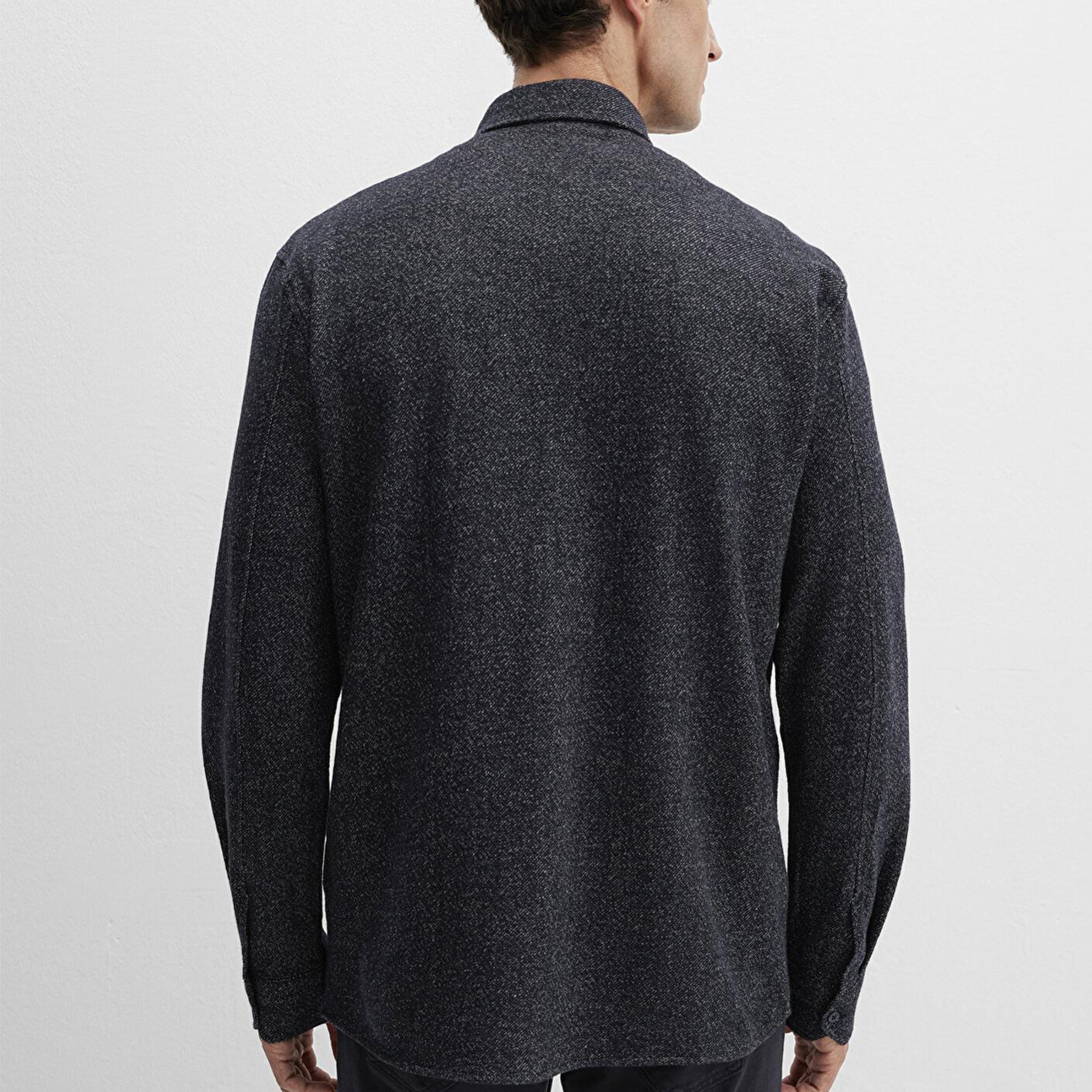 Mavi Mavi Black Lacivert Gömlek Loose Fit / Bol Rahat Kesim 0211764-70497