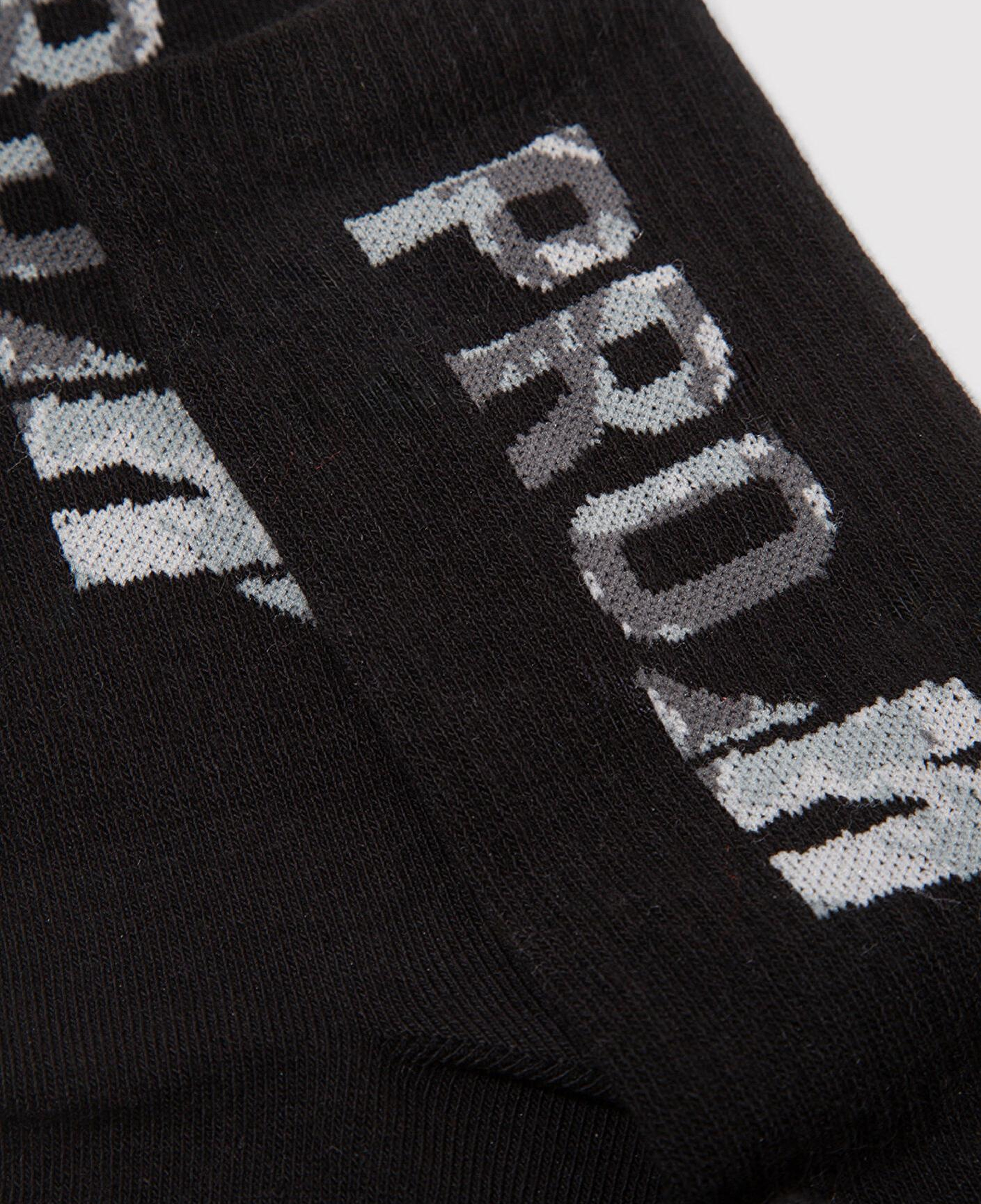 Mavi Mavi Pro Baskılı Siyah Soket Çorap 0912095-900