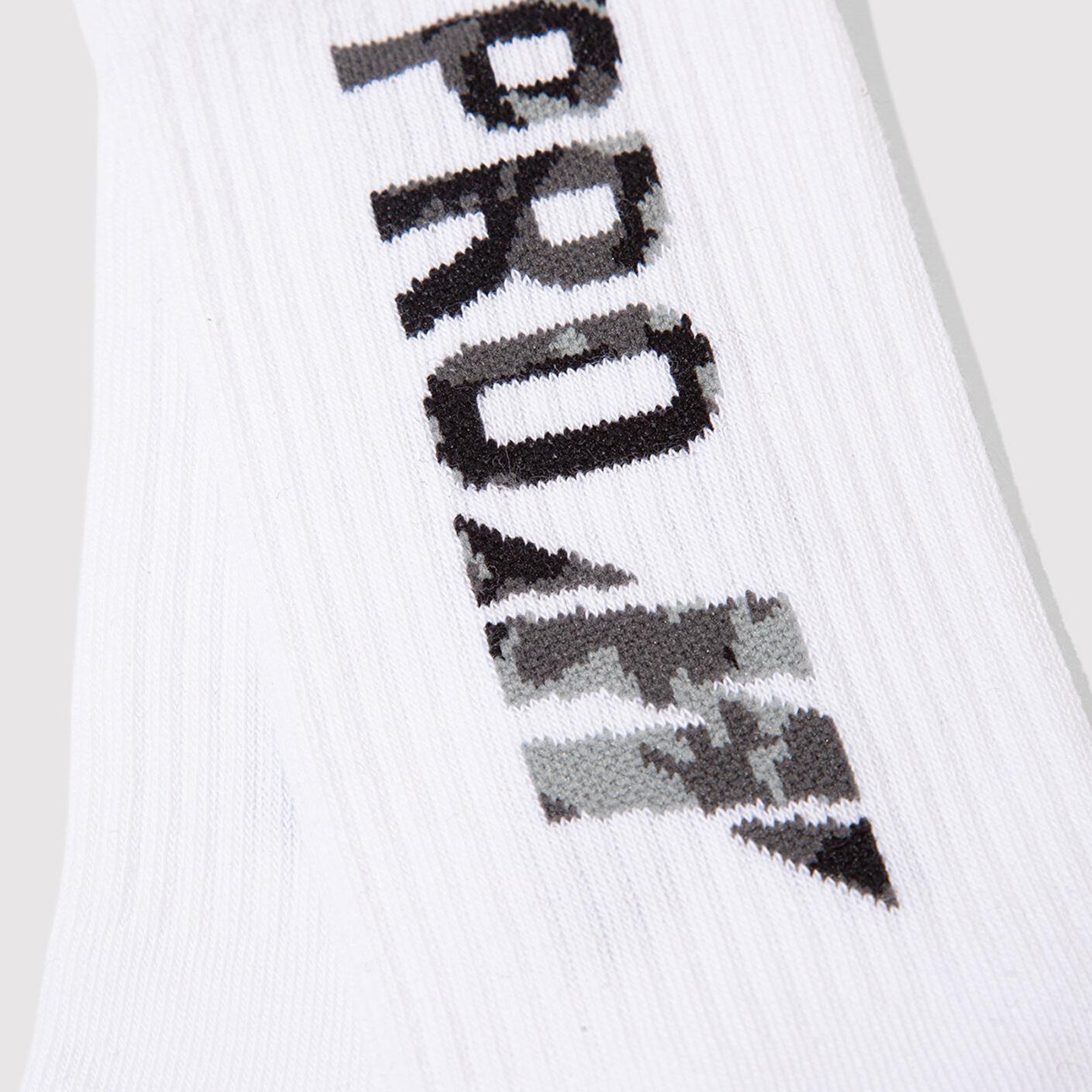 Mavi Mavi Pro Baskılı Beyaz Soket Çorap 0912095-620