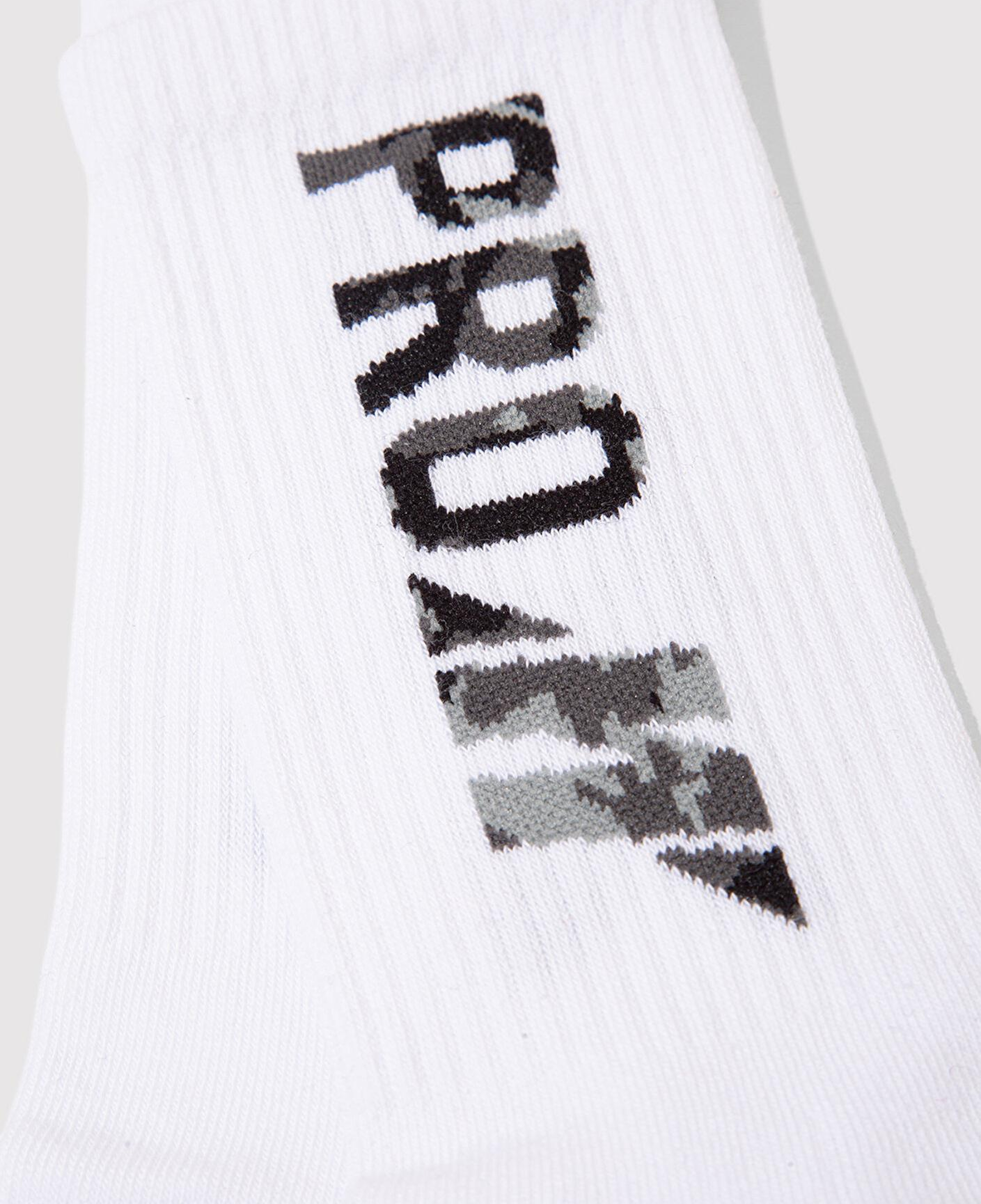 Mavi Mavi Pro Baskılı Beyaz Soket Çorap 0912095-620