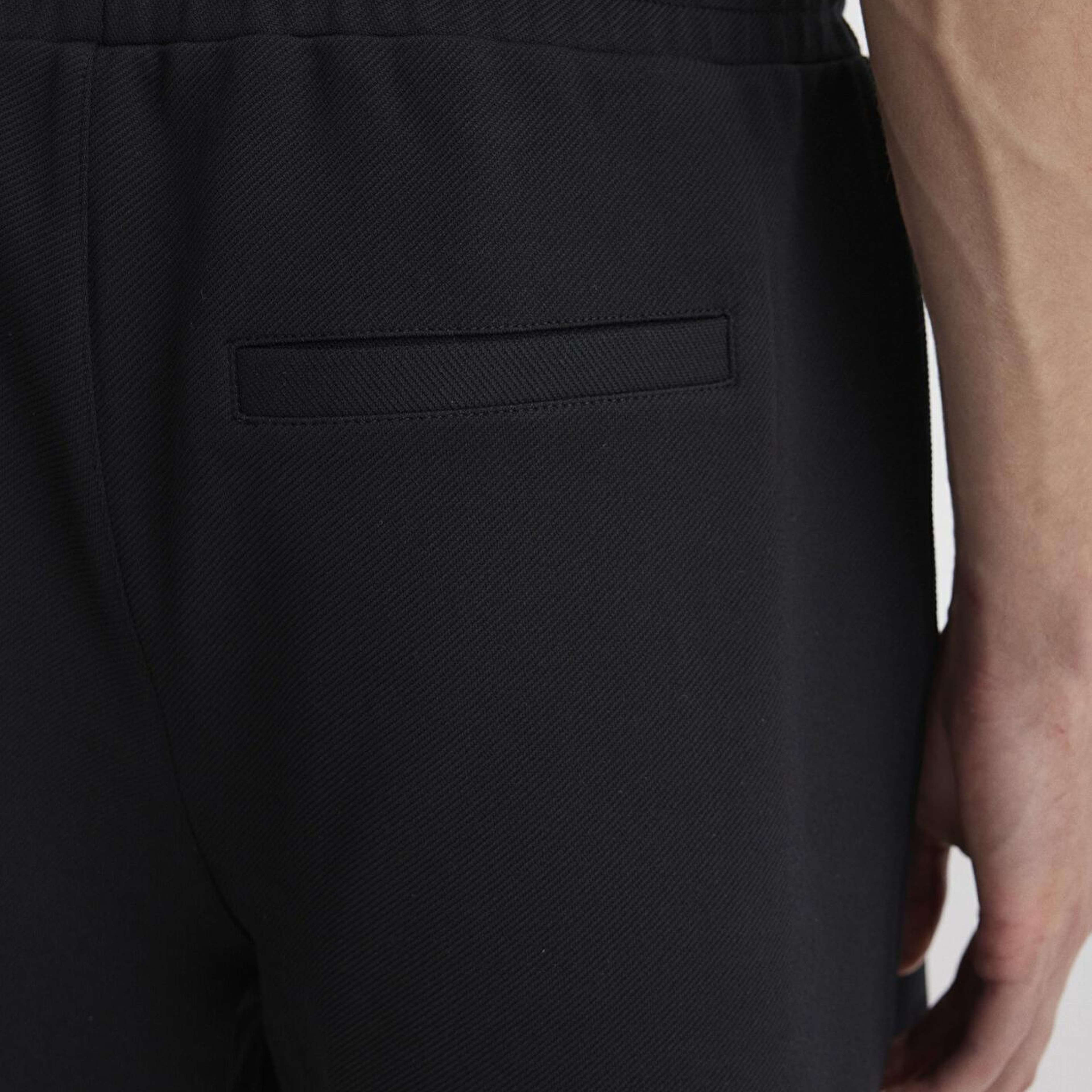 Mavi Siyah Örme Şort 0410314-900