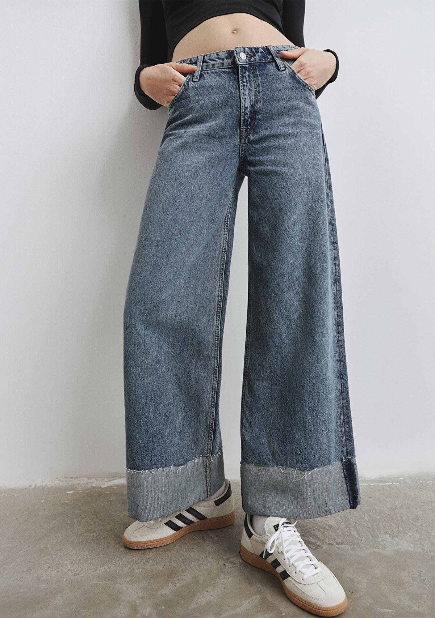 Mavi Emilia Classic Denim Puslu Koyu Mavi Jean Pantolon 1012641-90118