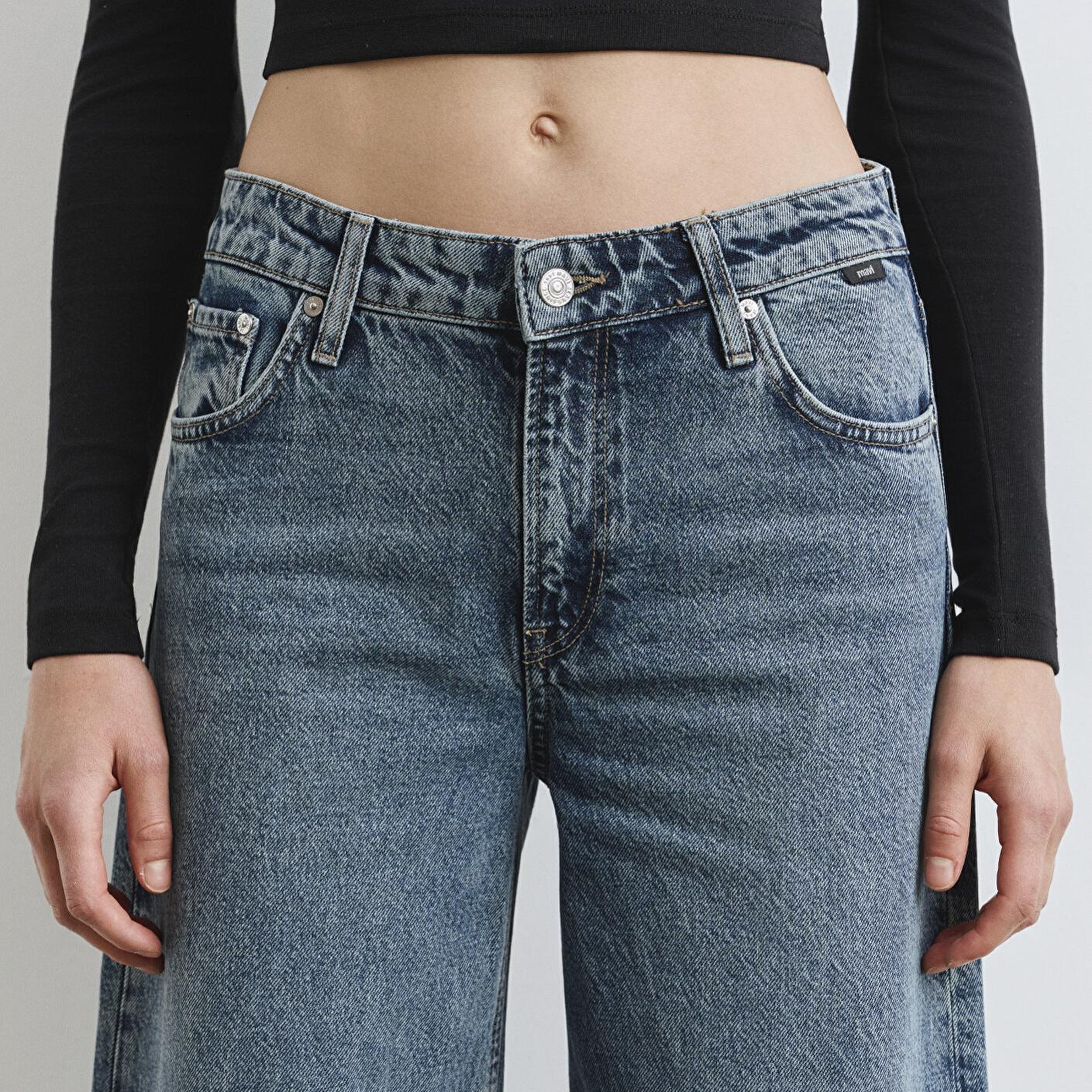 Mavi Emilia Classic Denim Puslu Koyu Mavi Jean Pantolon 1012641-90118