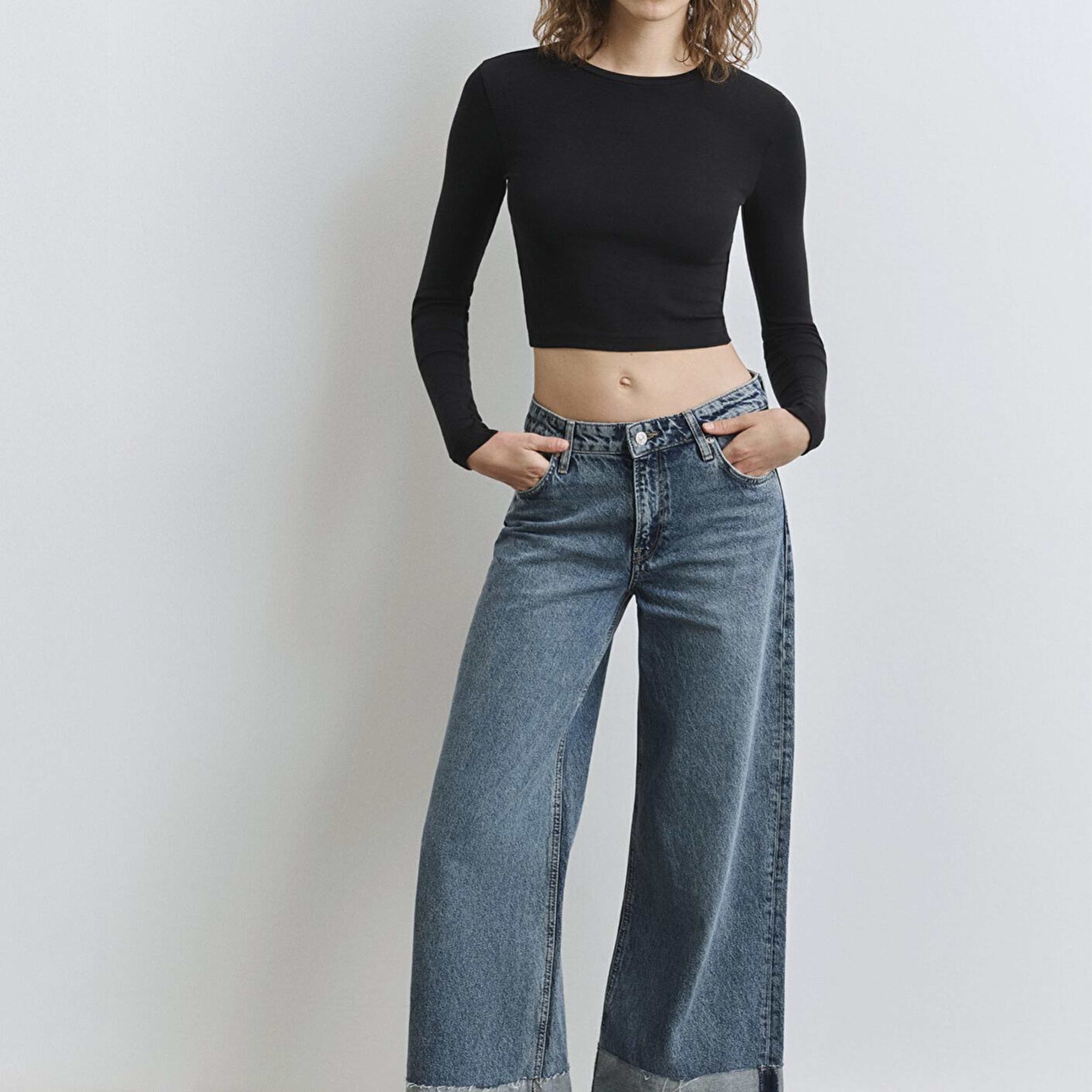 Mavi Emilia Classic Denim Puslu Koyu Mavi Jean Pantolon 1012641-90118