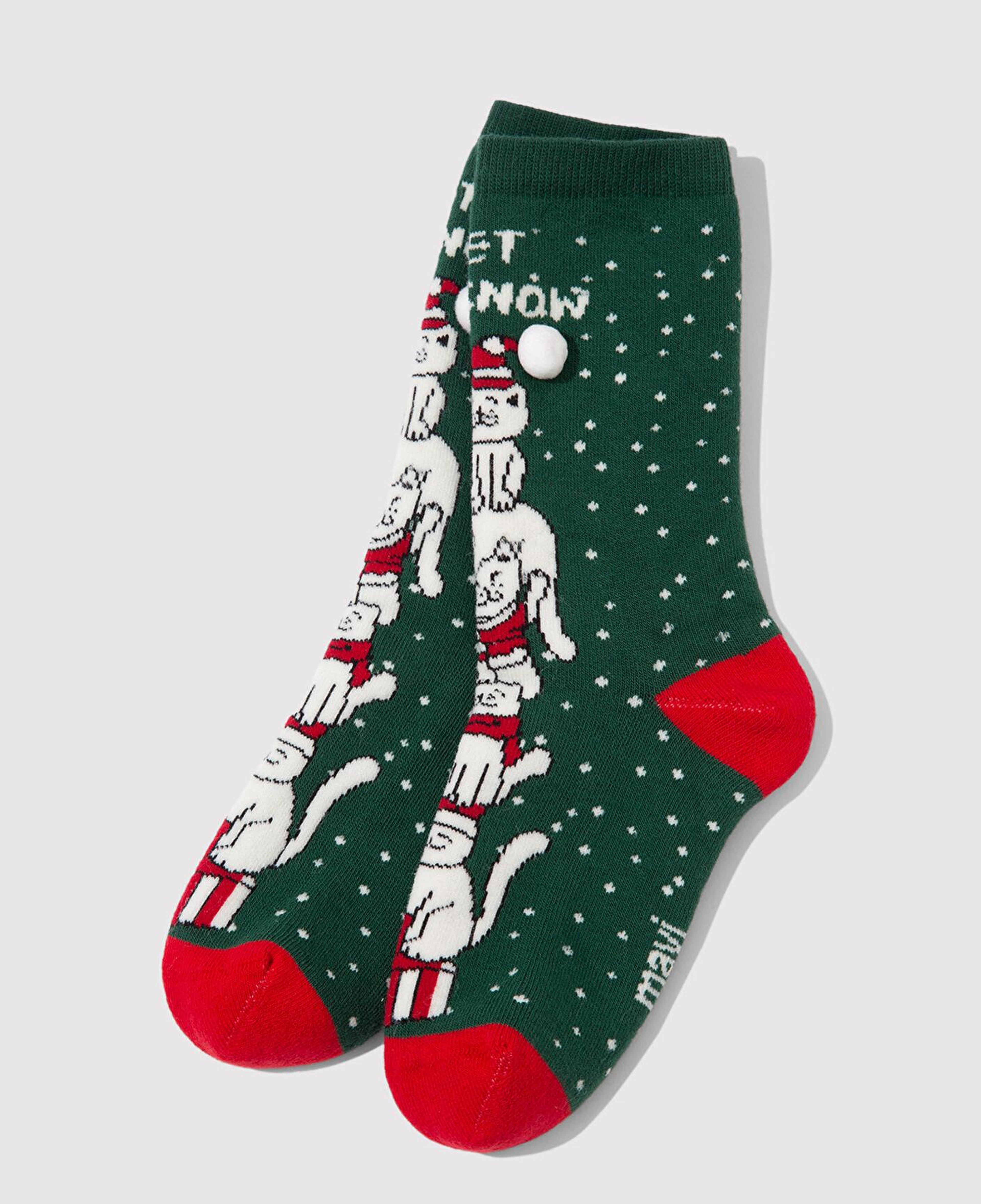 Mavi Yılbaşı Temalı Haki Bot Çorabı 1913702-27150