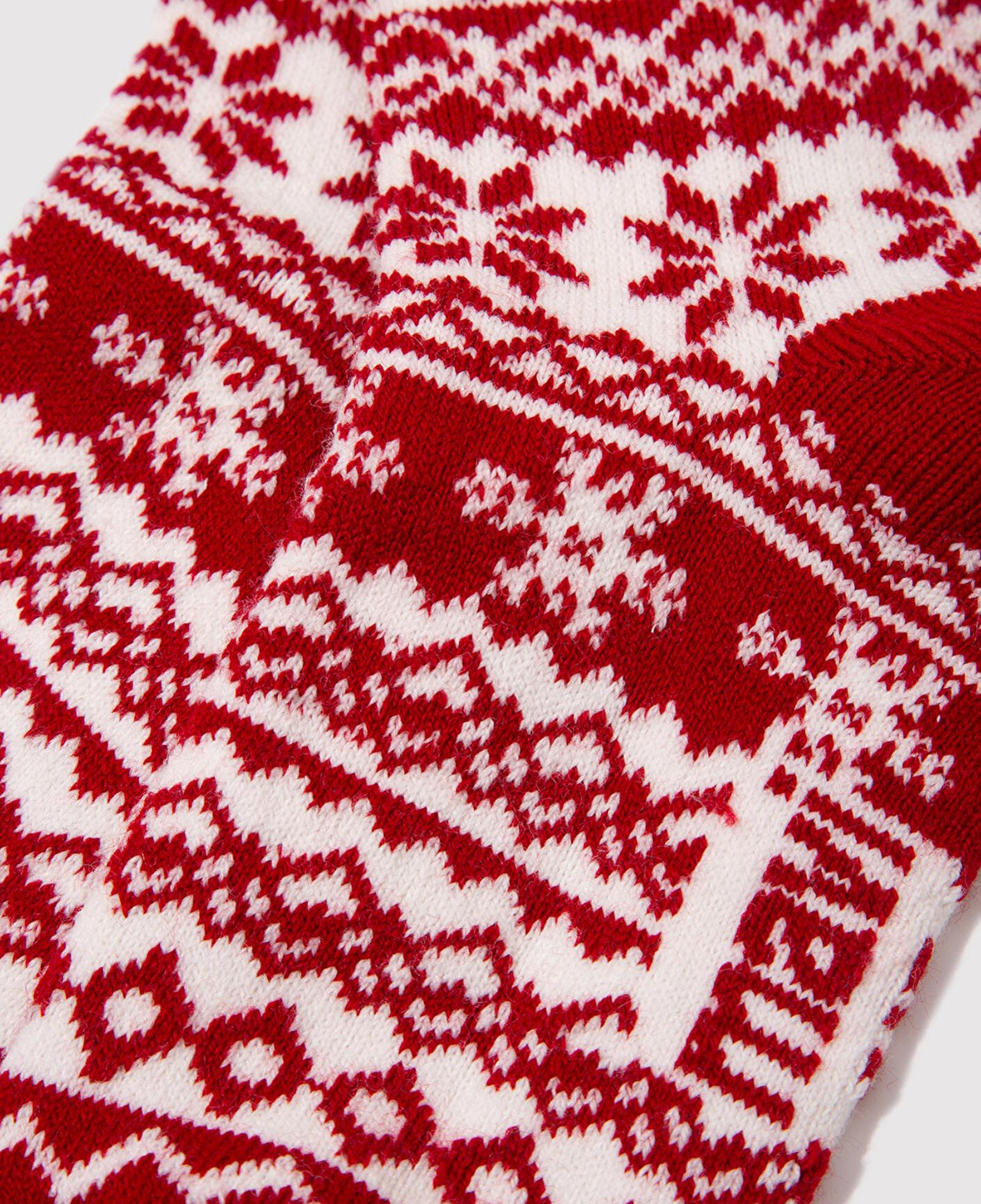 Mavi Yılbaşı Temalı Kırmızı Bot Çorabı 1913698-34329