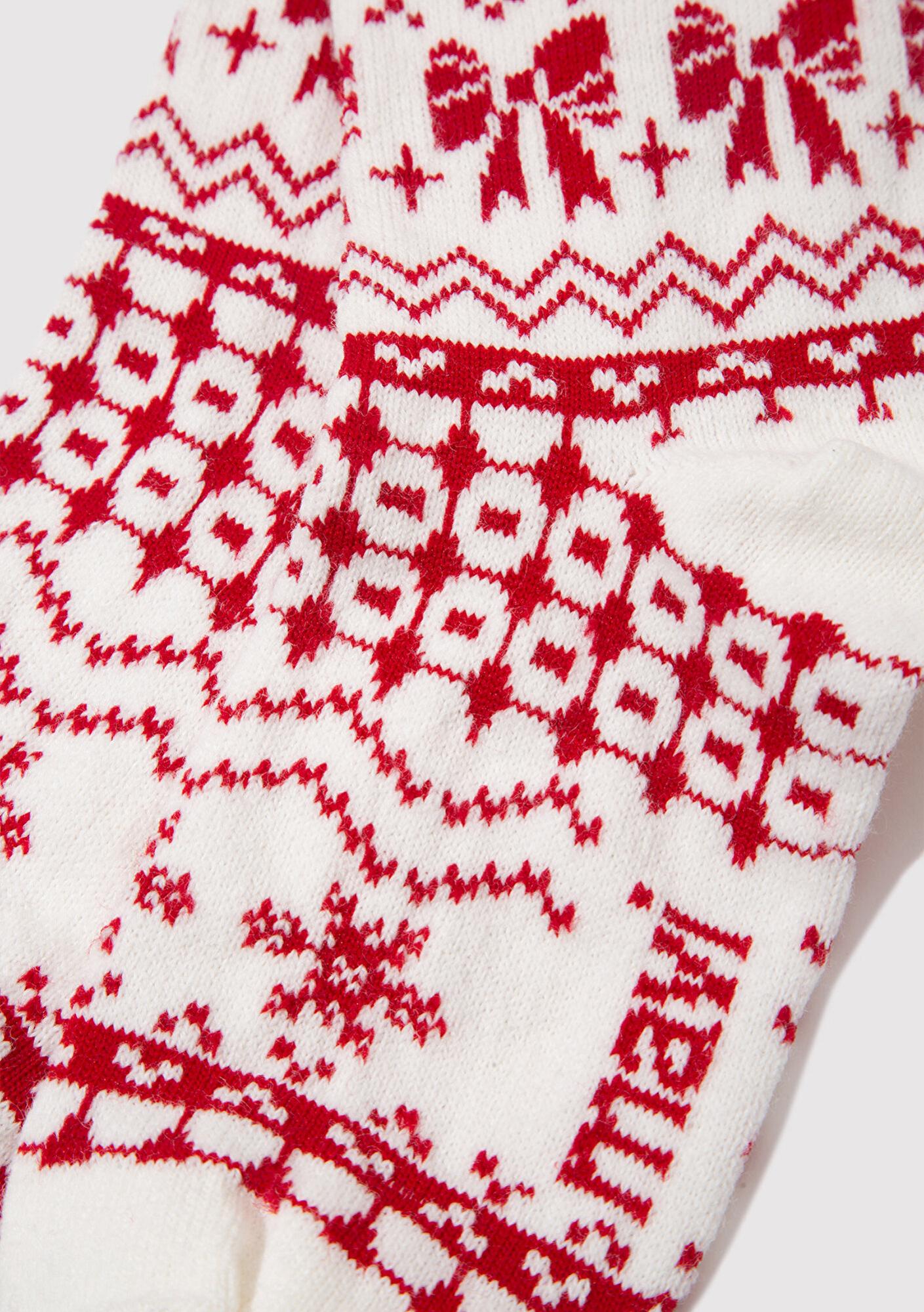 Mavi Yılbaşı Temalı Bot Çorabı 1913699-25705