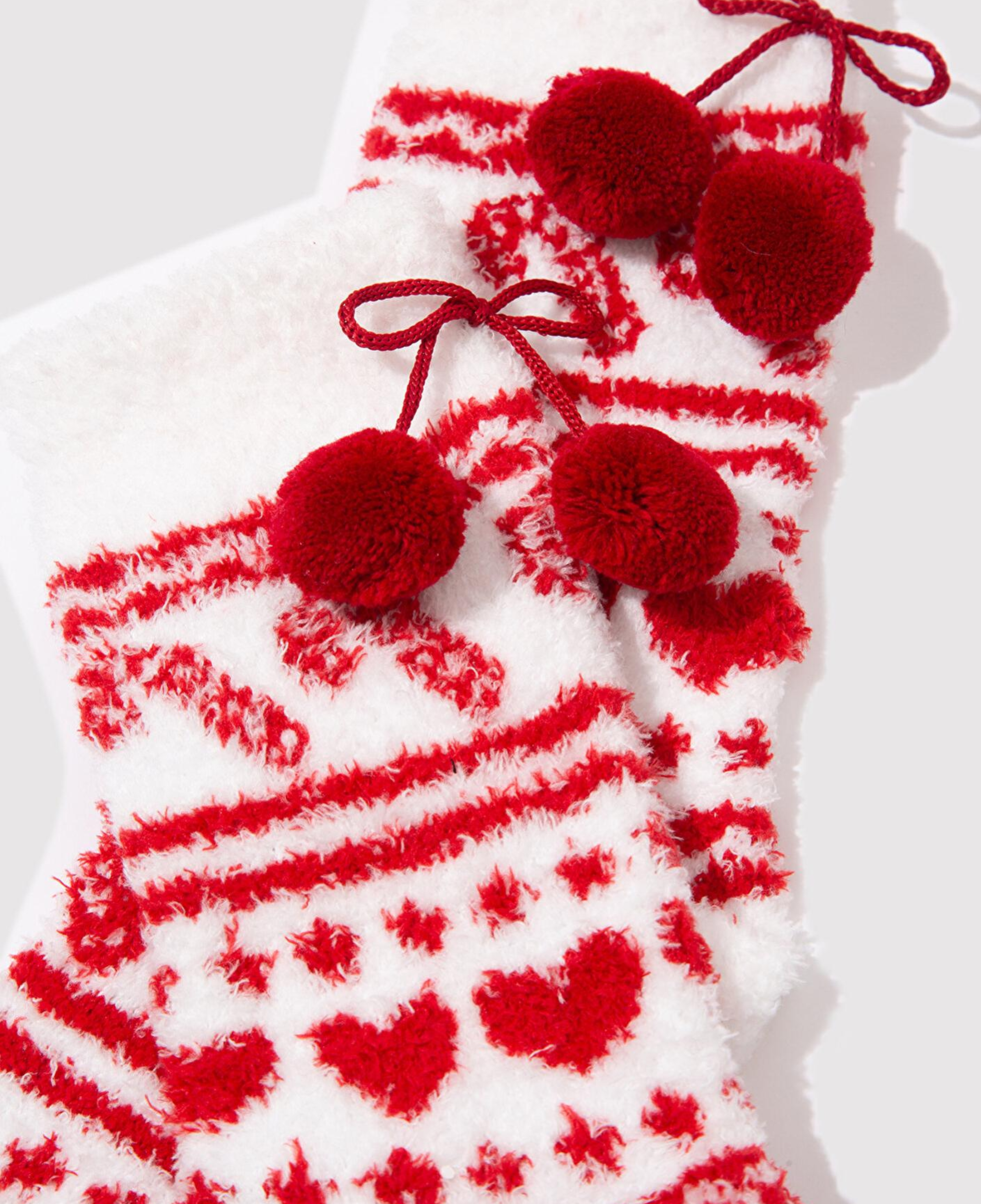 Mavi Yılbaşı Temalı Bot Çorabı 1912937-620