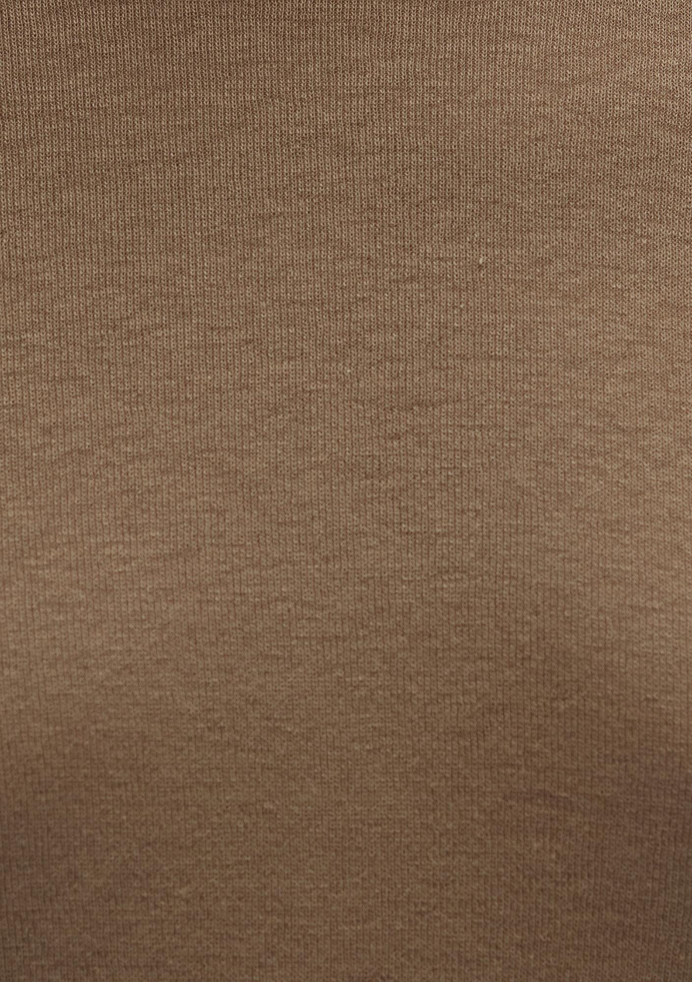 Mavi Uzun Kollu Kahverengi Tişört Slim Fit / Dar Kesim 1613352-71590