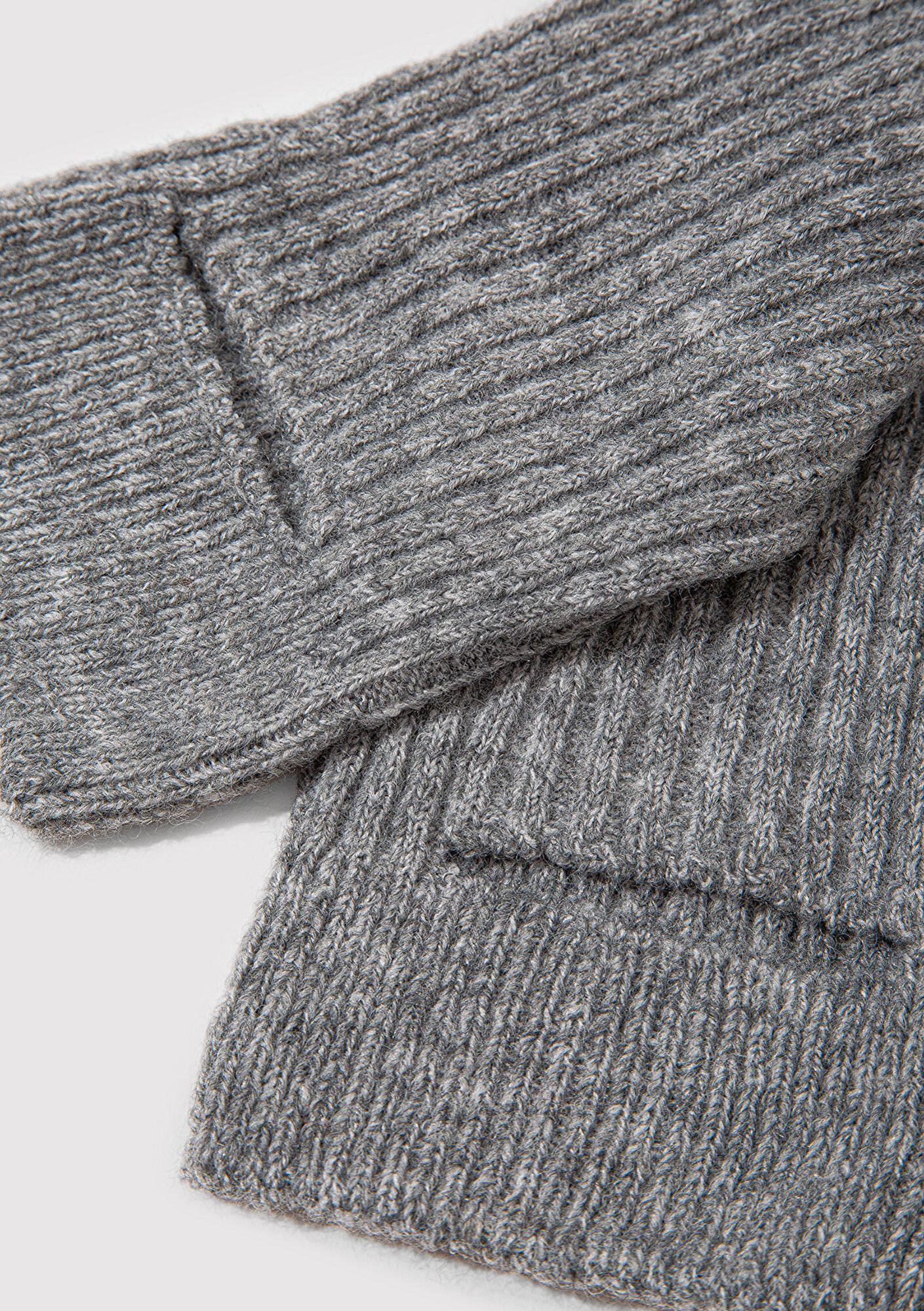 Mavi Yün Karışımlı Gri Bot Çorabı 1913573-27063