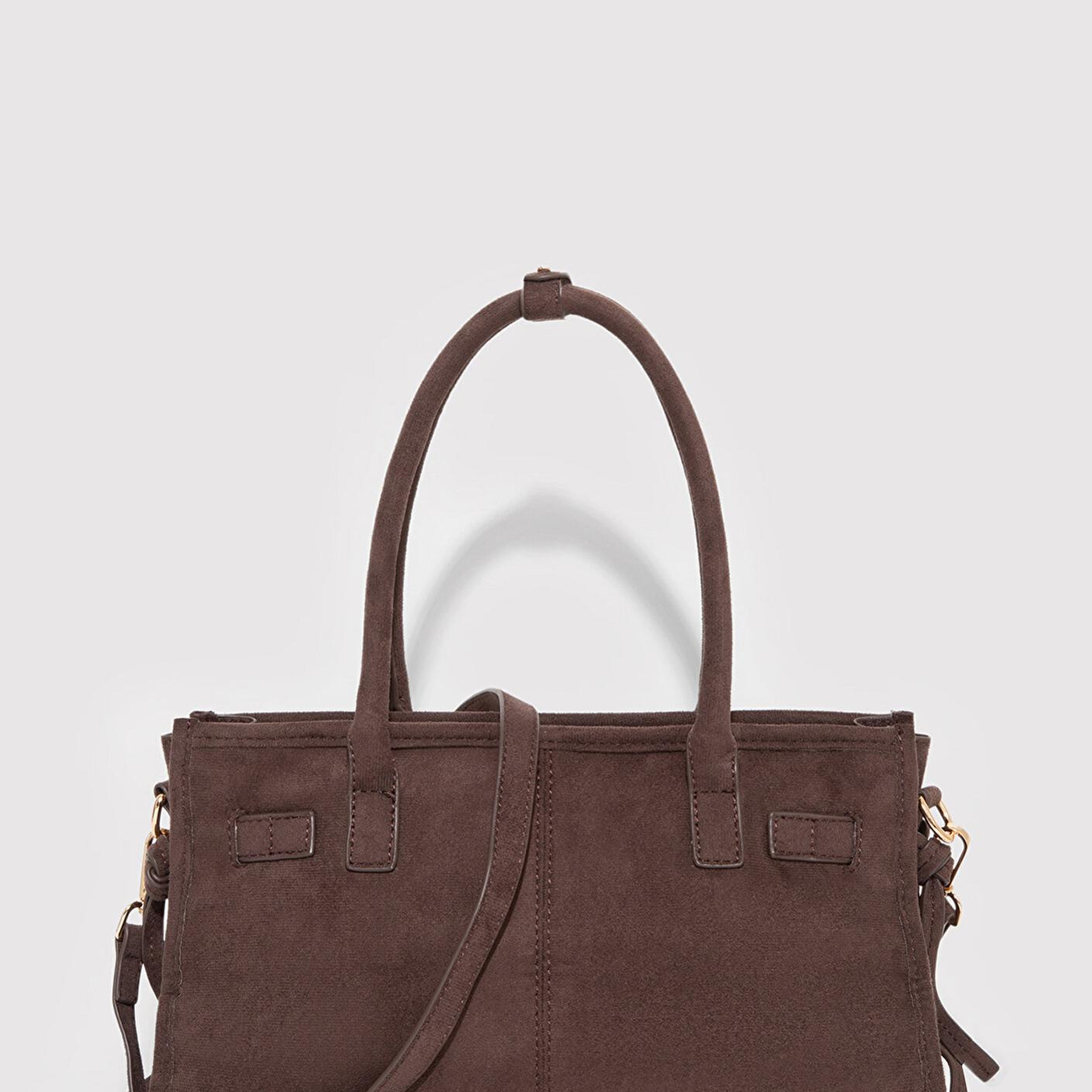 Mavi Suni Süet Kahverengi Omuz Çantası 1913474-88062