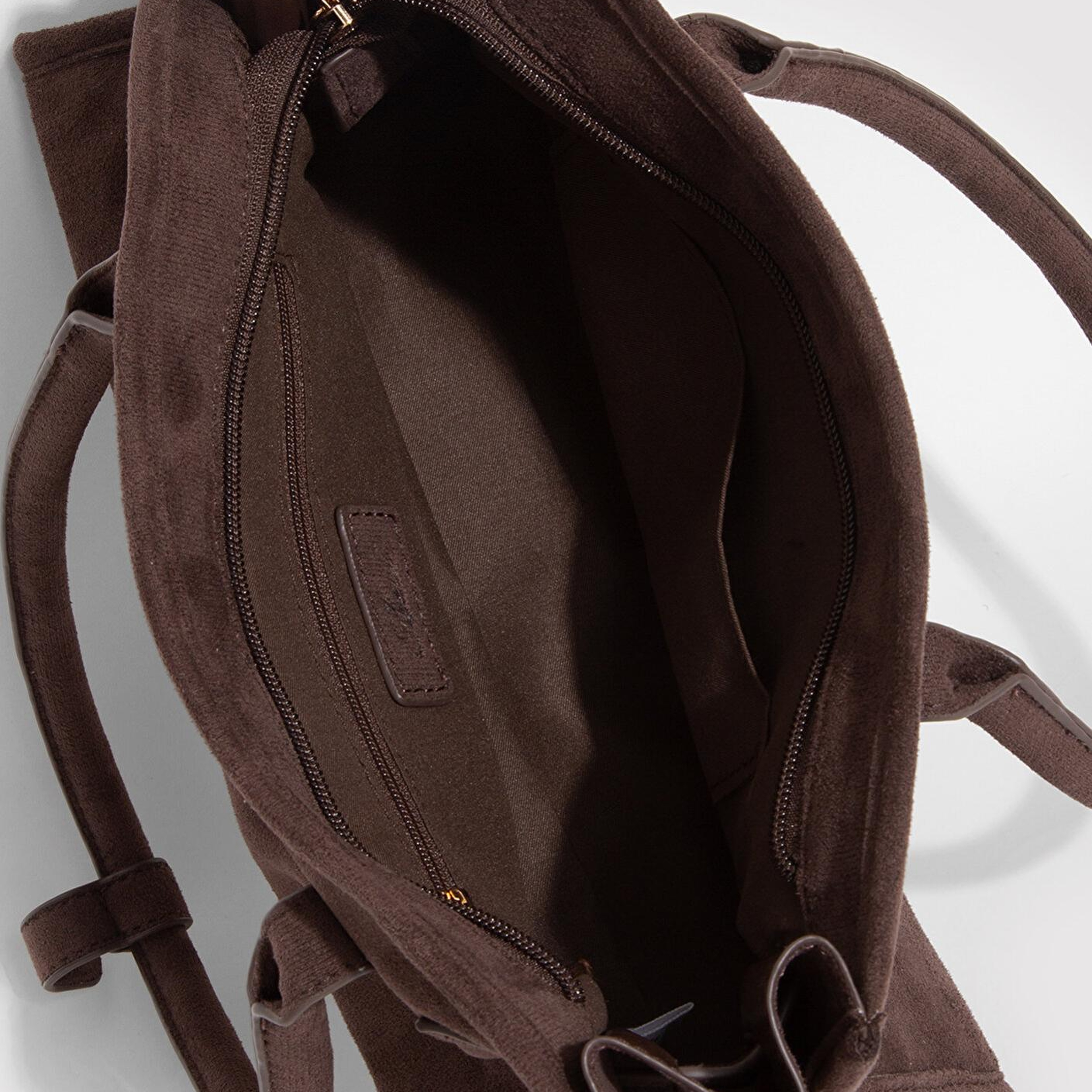 Mavi Suni Süet Kahverengi Omuz Çantası 1913474-88062