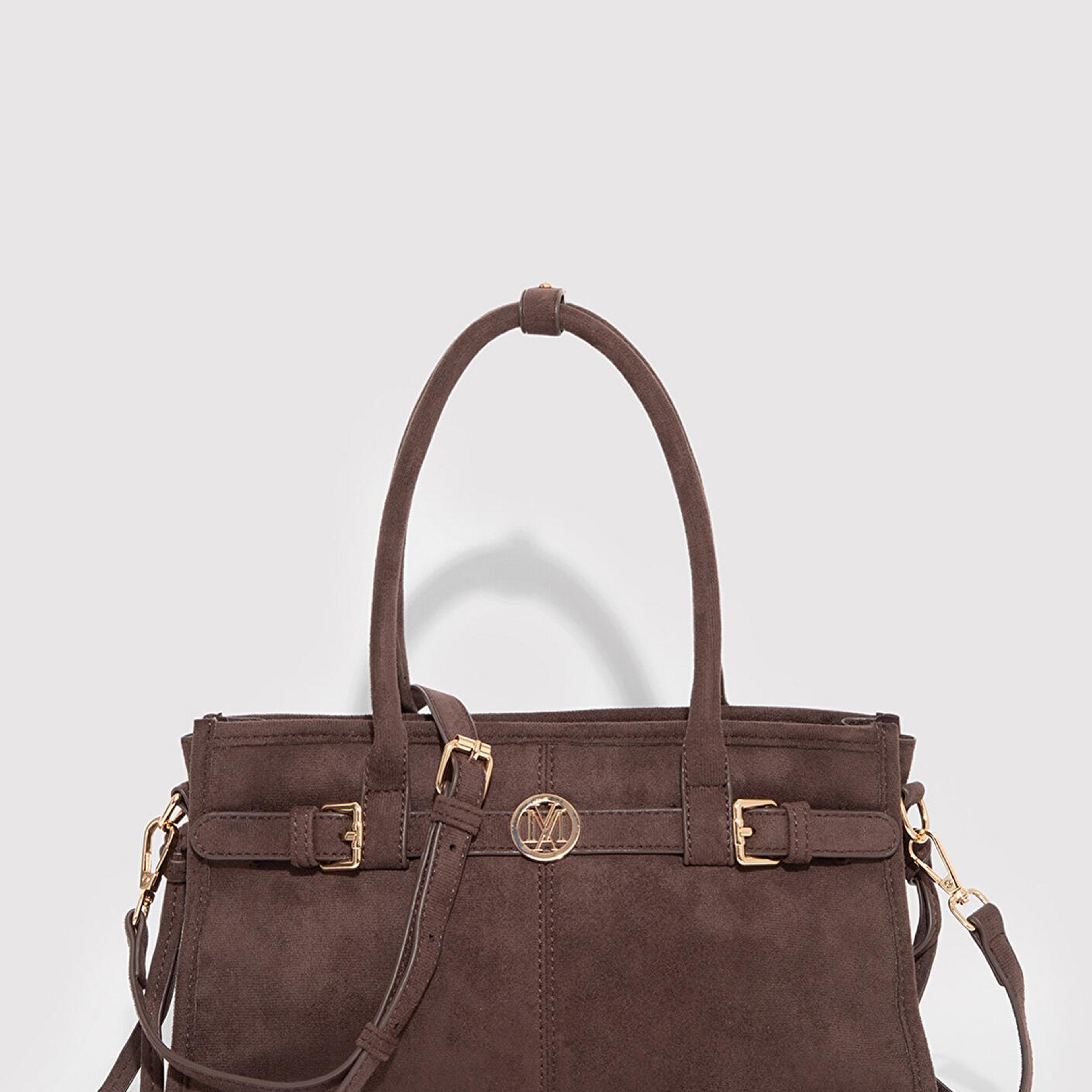 Mavi Suni Süet Kahverengi Omuz Çantası 1913474-88062