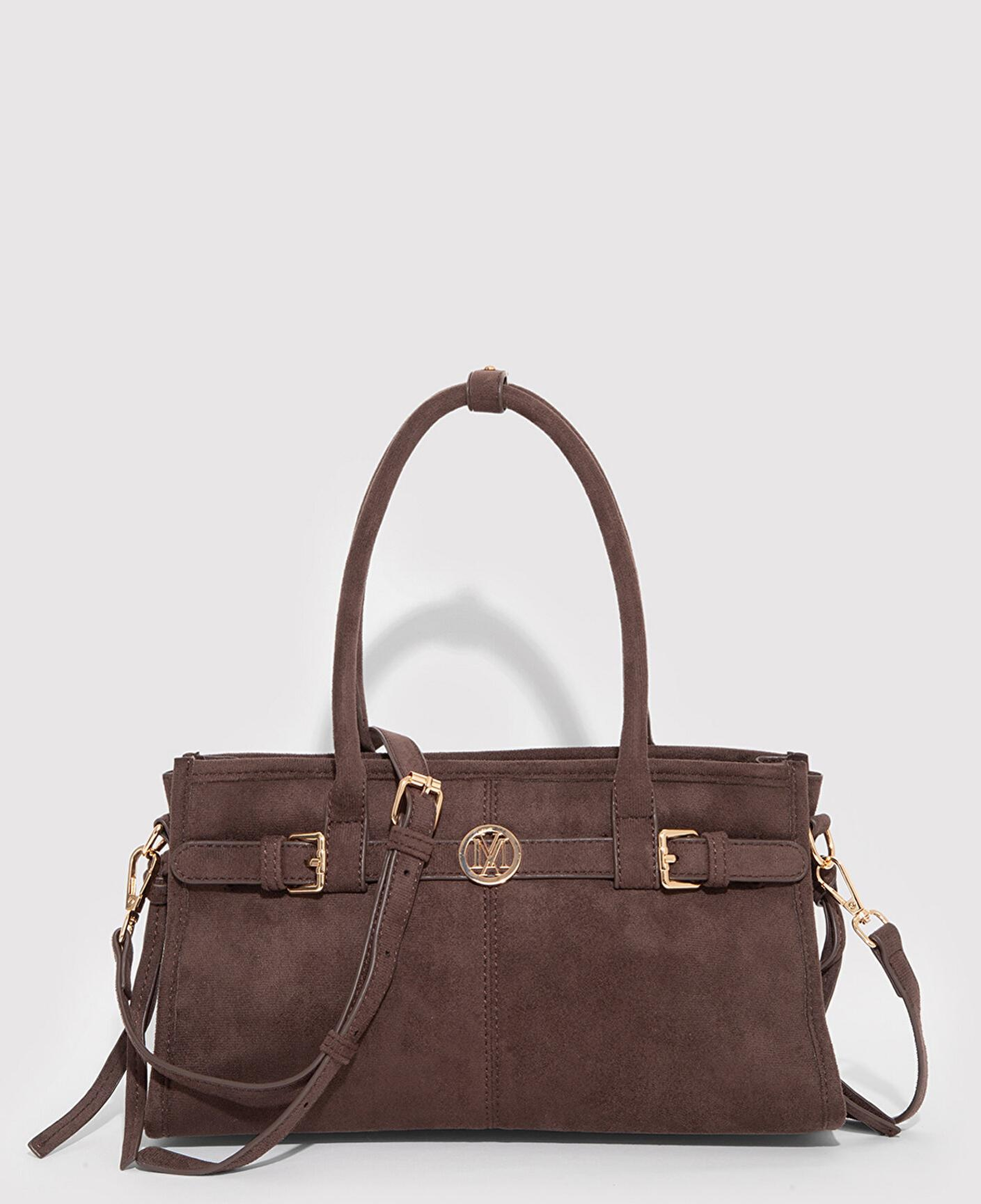 Mavi Suni Süet Kahverengi Omuz Çantası 1913474-88062