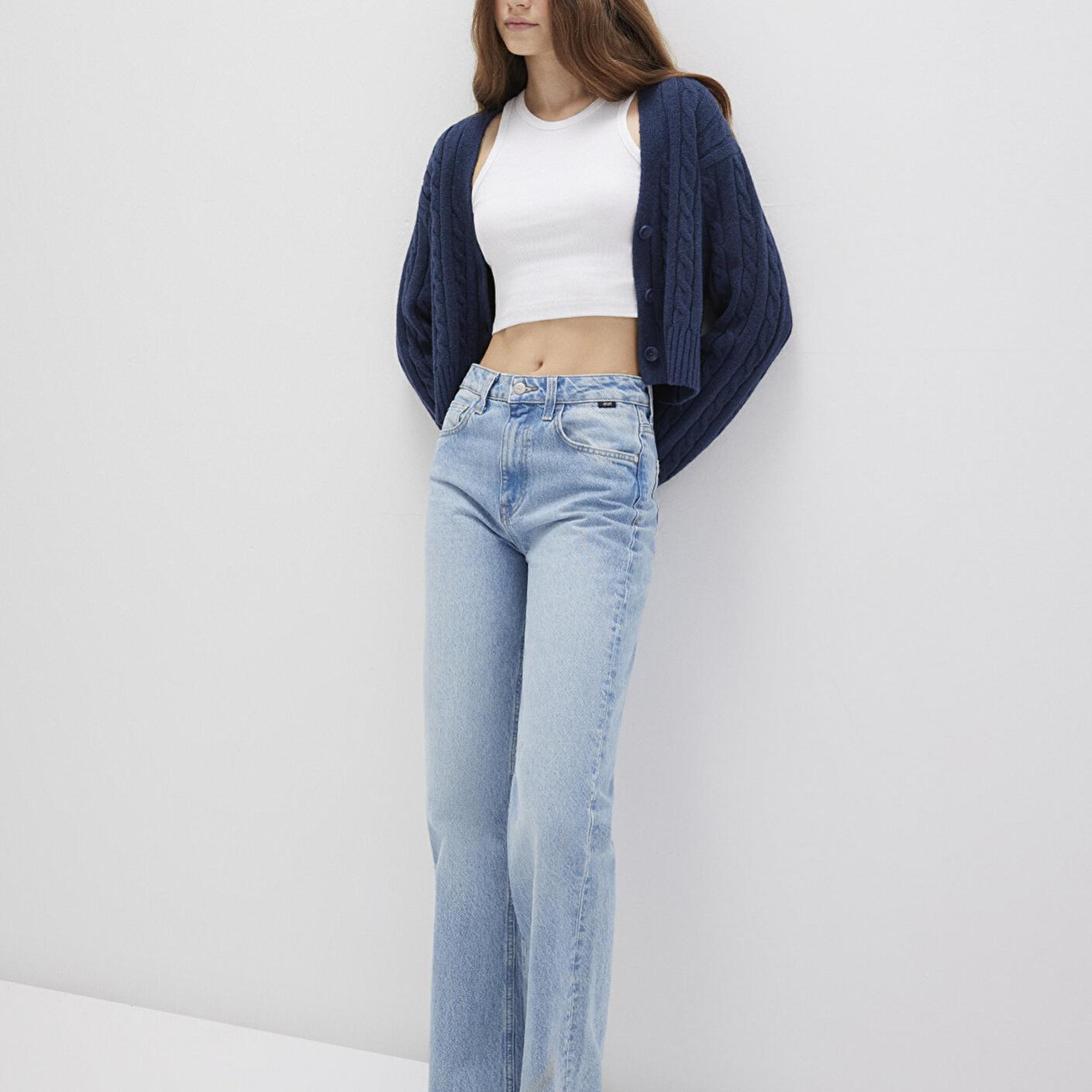 Mavi Düğmeli Lacivert Hırka Regular Fit / Normal Kesim 1710576-70488