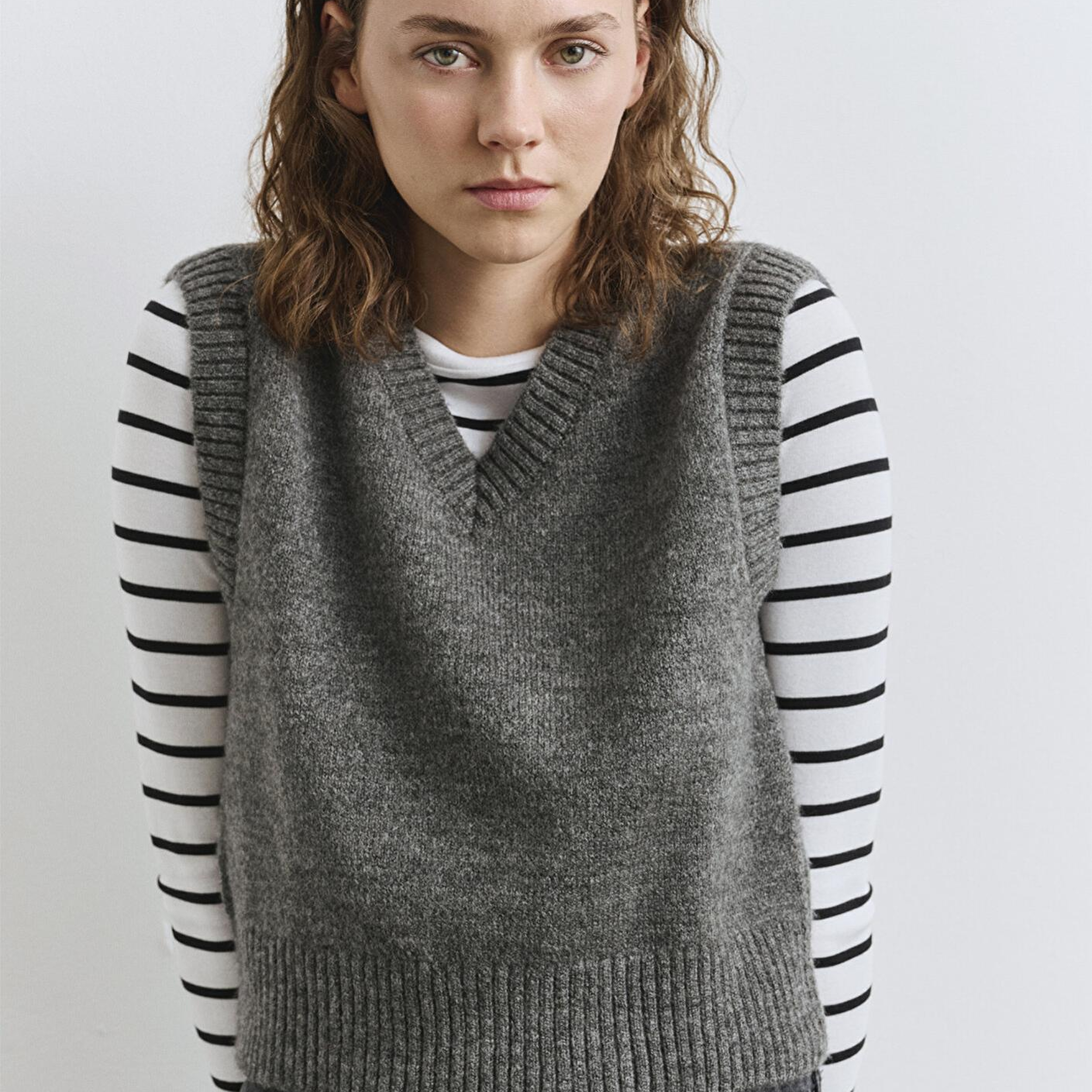 Mavi Yün Karışımlı Antrasit Süveter Slim Fit / Dar Kesim 1710711-87829