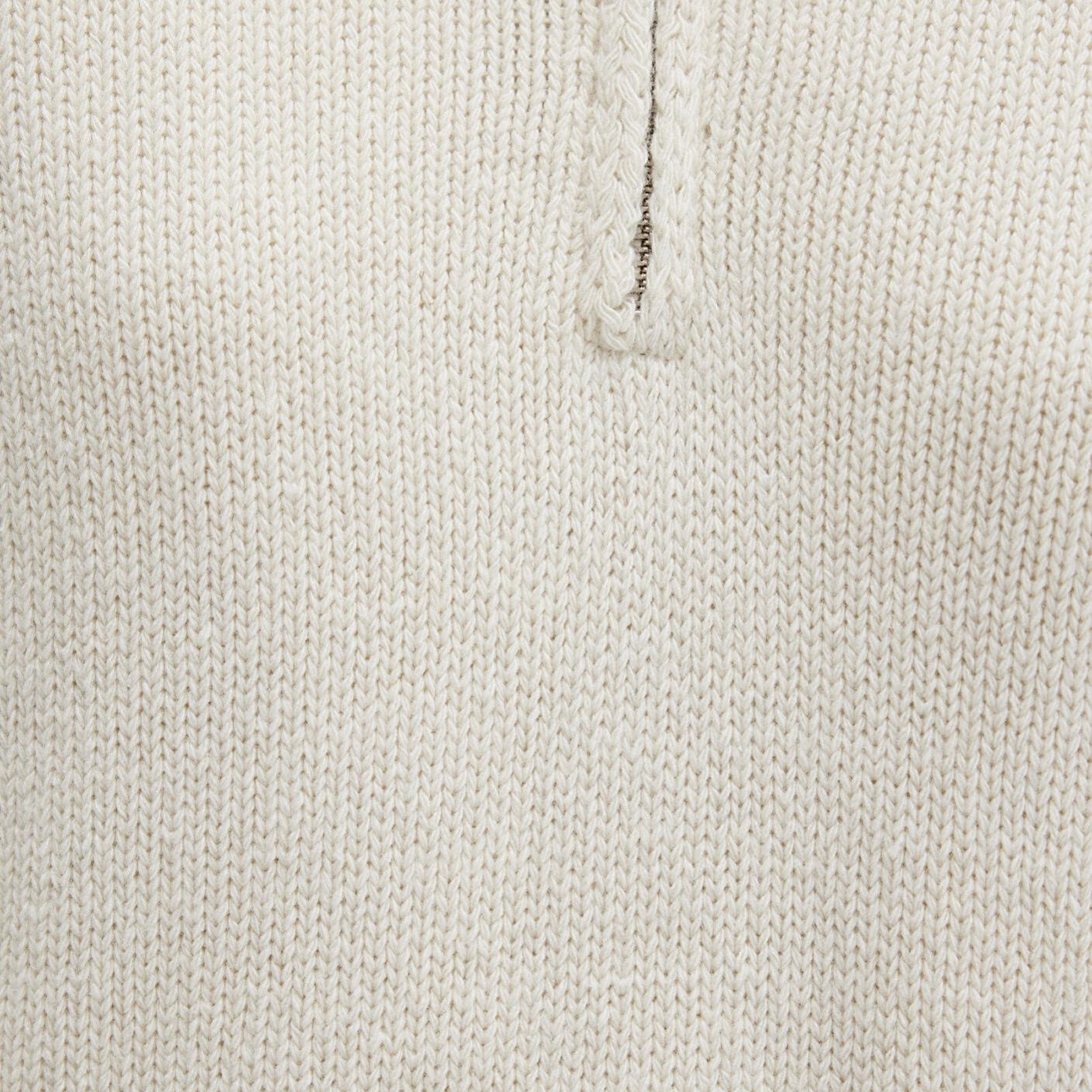 Mavi Yün Karışımlı Yarı Fermuarlı Ekru Kazak Regular Fit / Normal Kesim 1710703-82127