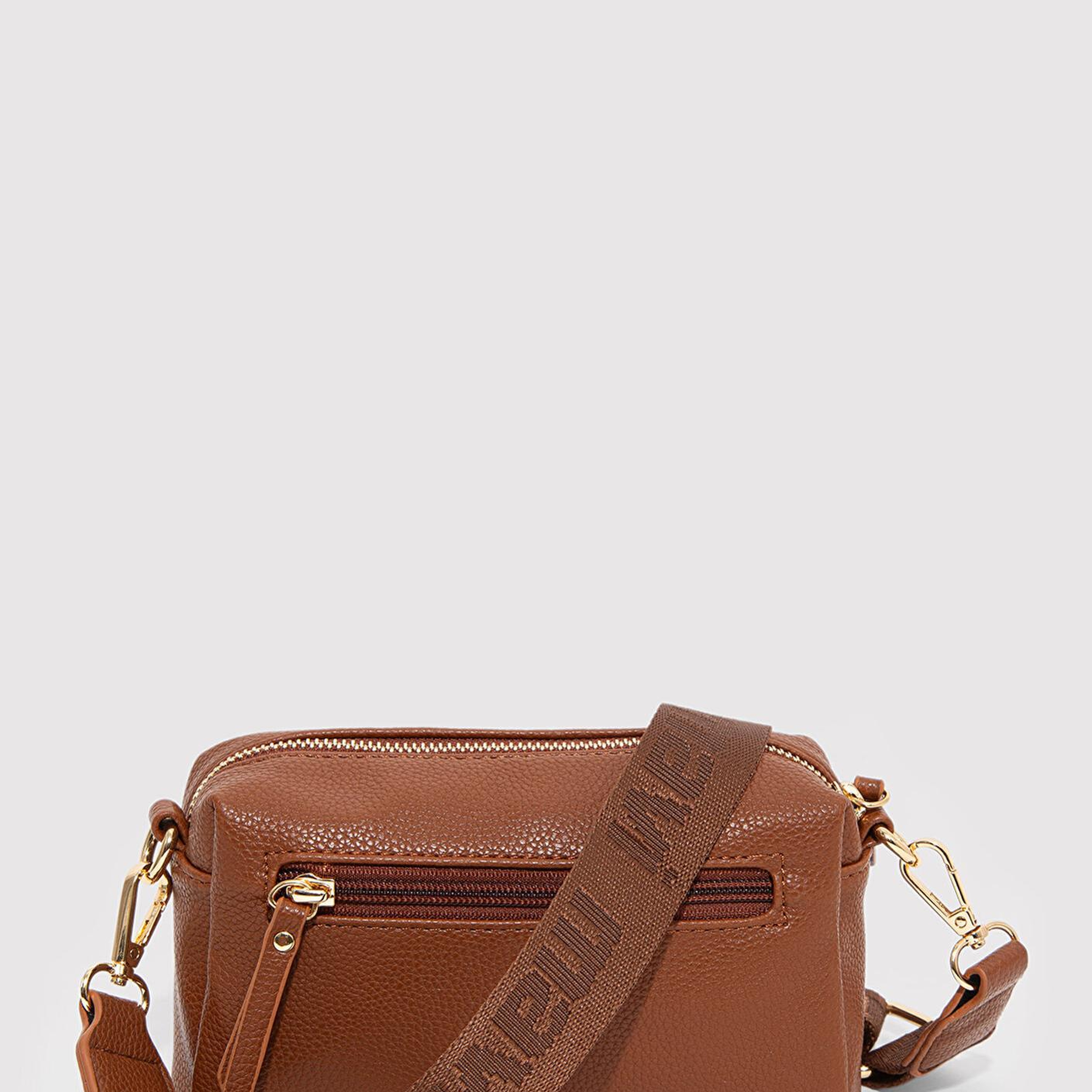 Mavi Mühür Logo Detaylı Kahverengi Çapraz Çanta 1912662-34614